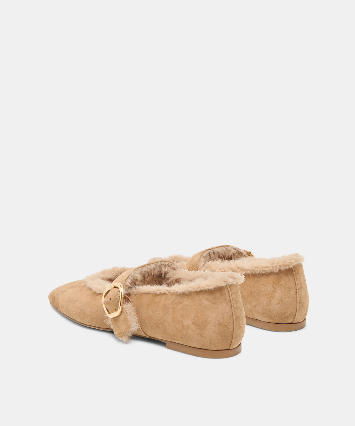 Dolce Vita Mella Plush Flats - Light Brown