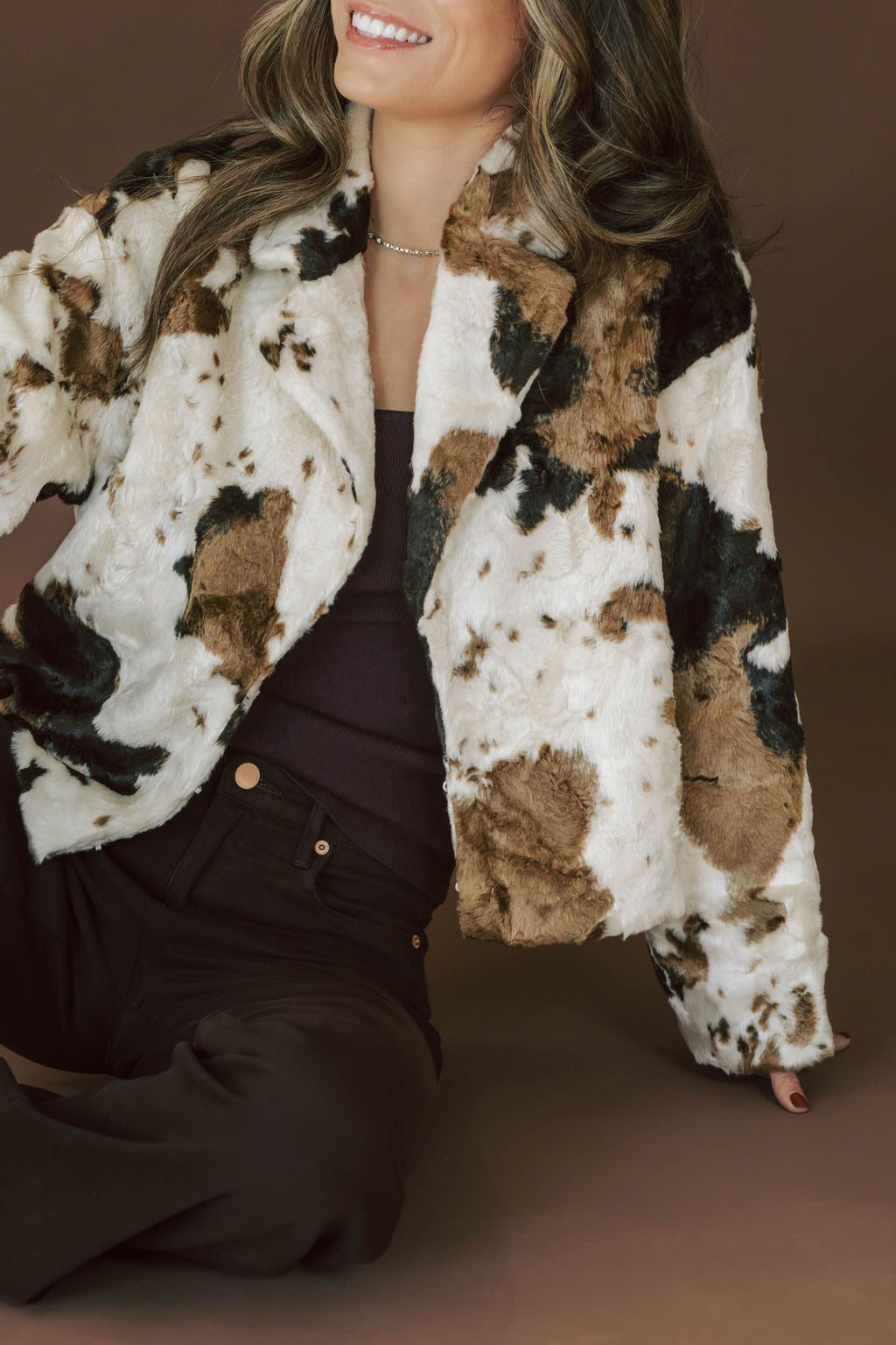 Midland Cow Print Jacket