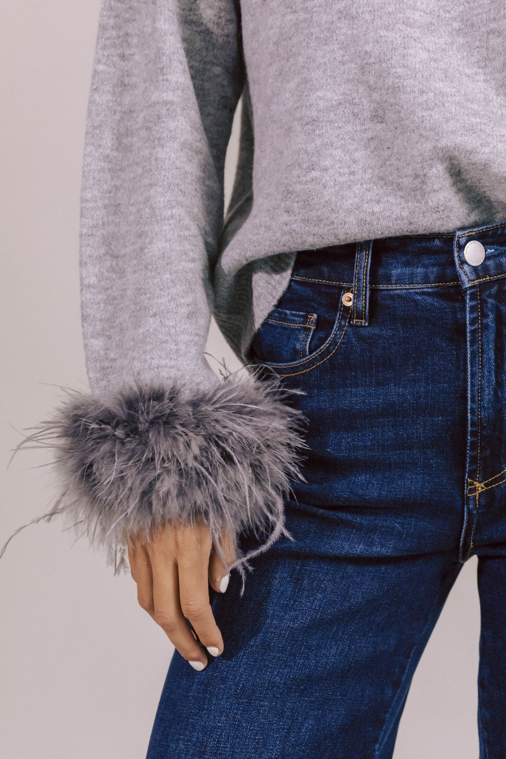 Royer Feather Sweater