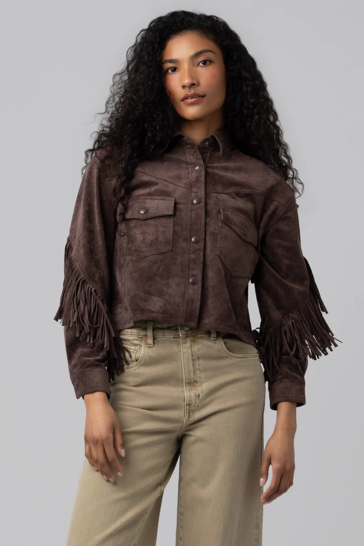 Bonfire Fringe Shacket