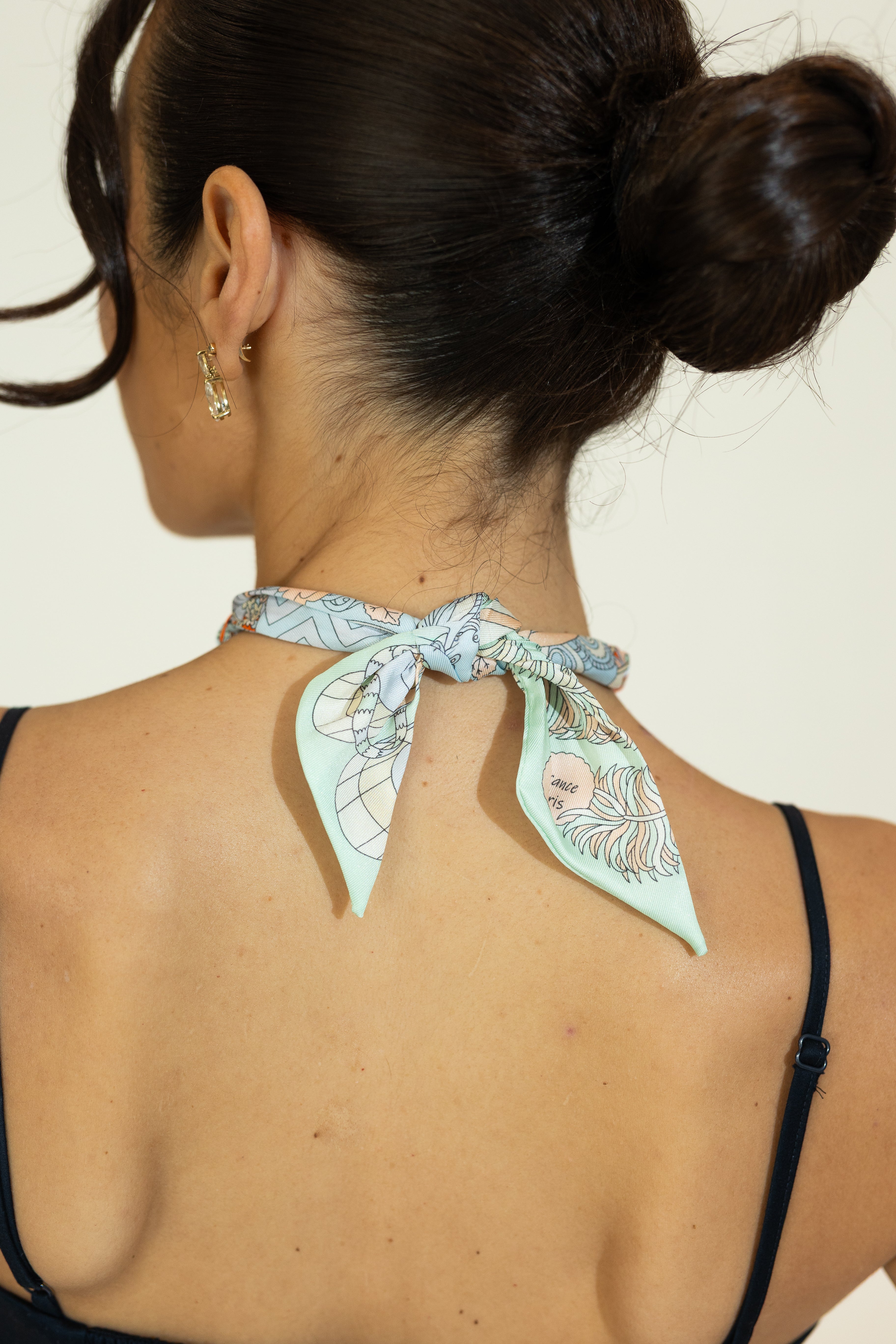 Tahiti Multi Charm Scarf Necklace