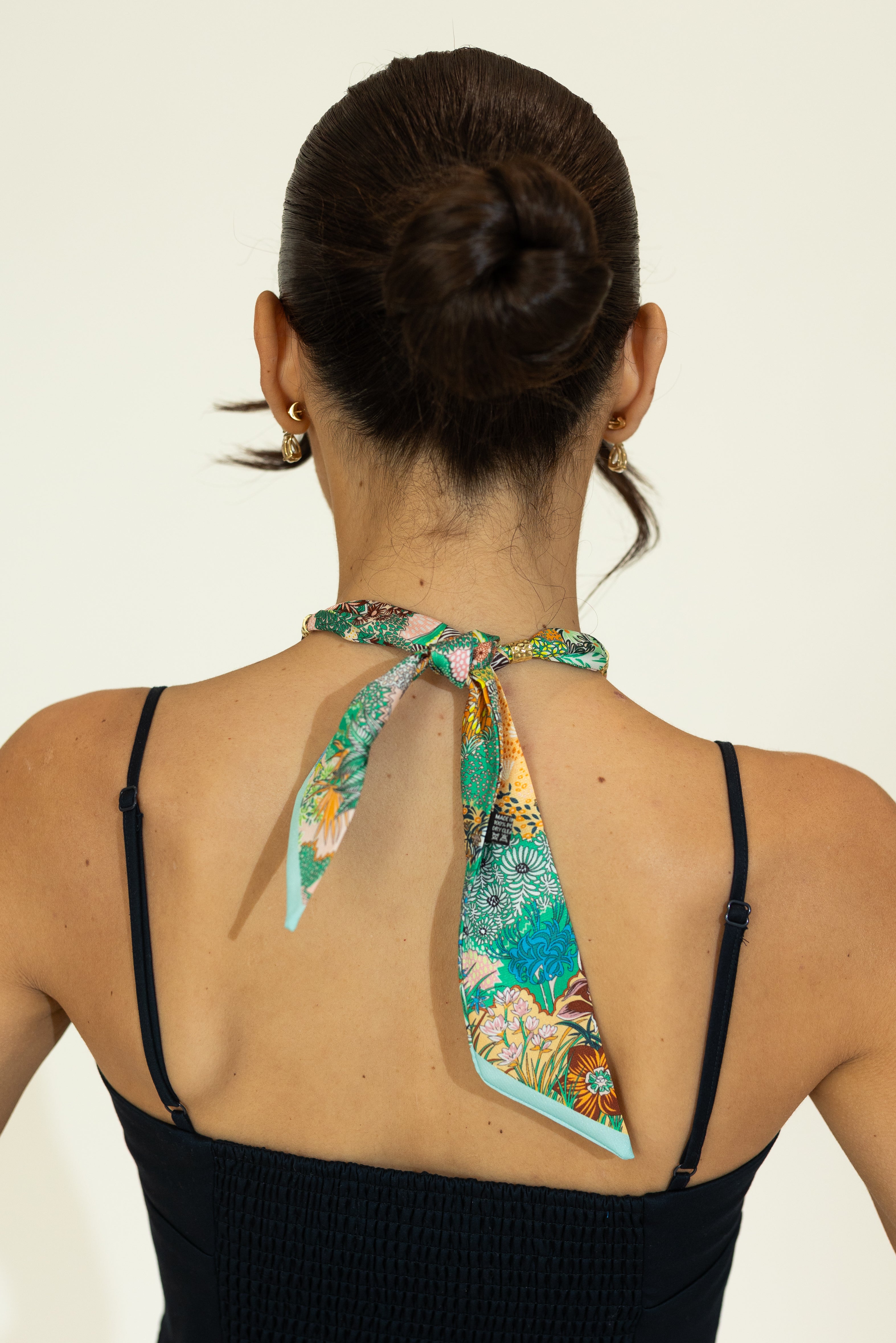 Pre-Order Ravello Green Scarf Necklace