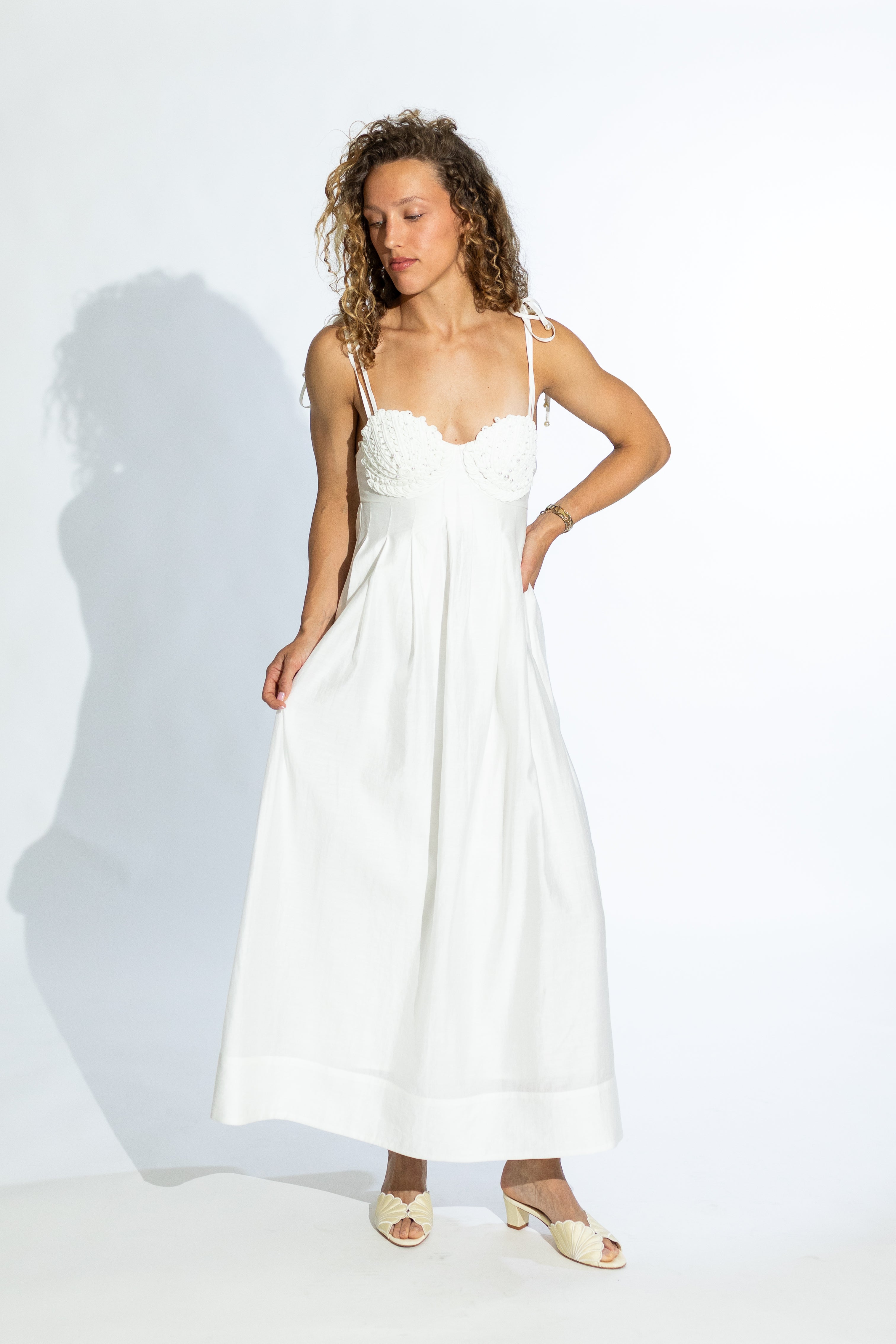 Solene Seashell Maxi Dress