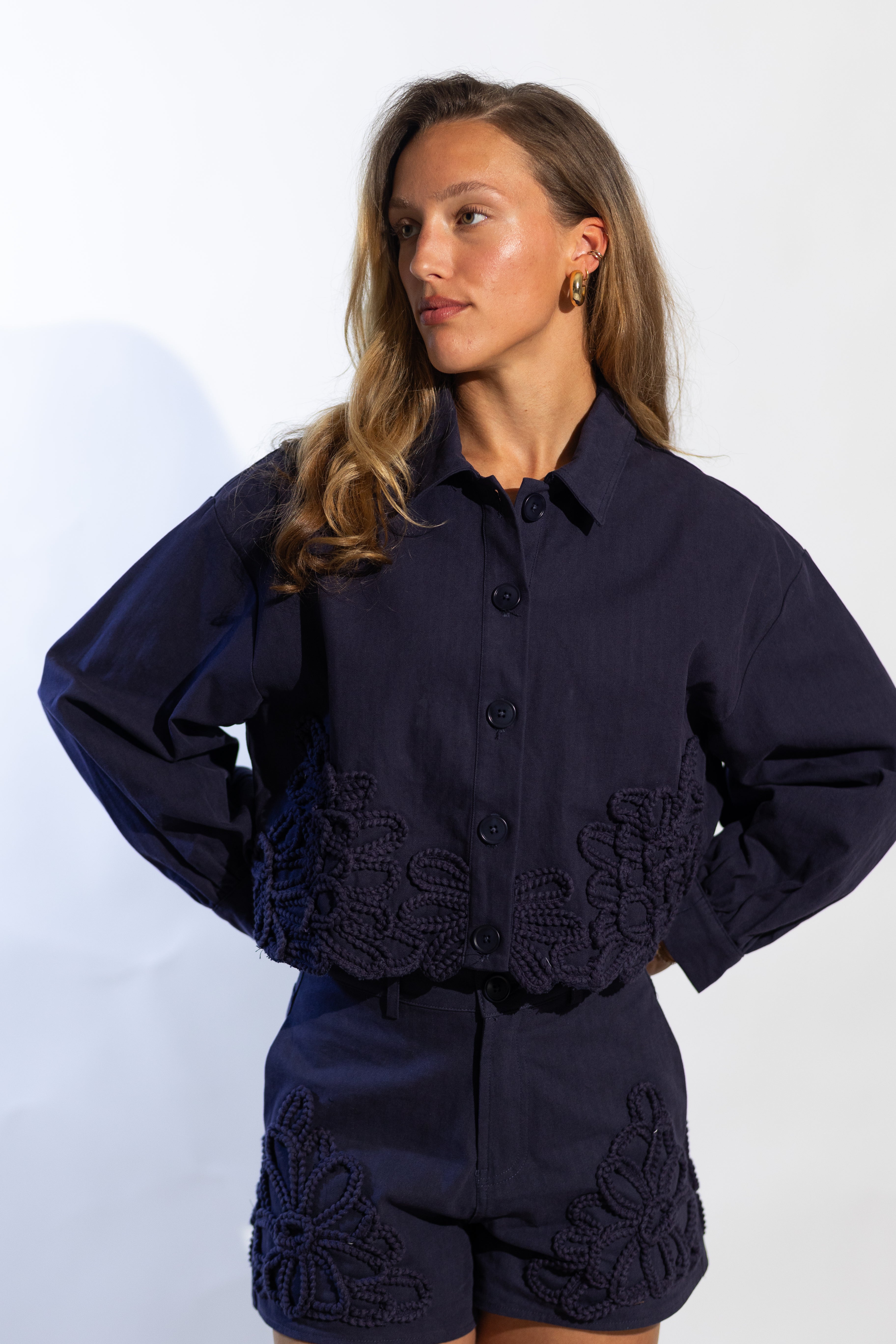 Junie Floral Embroidery Jacket