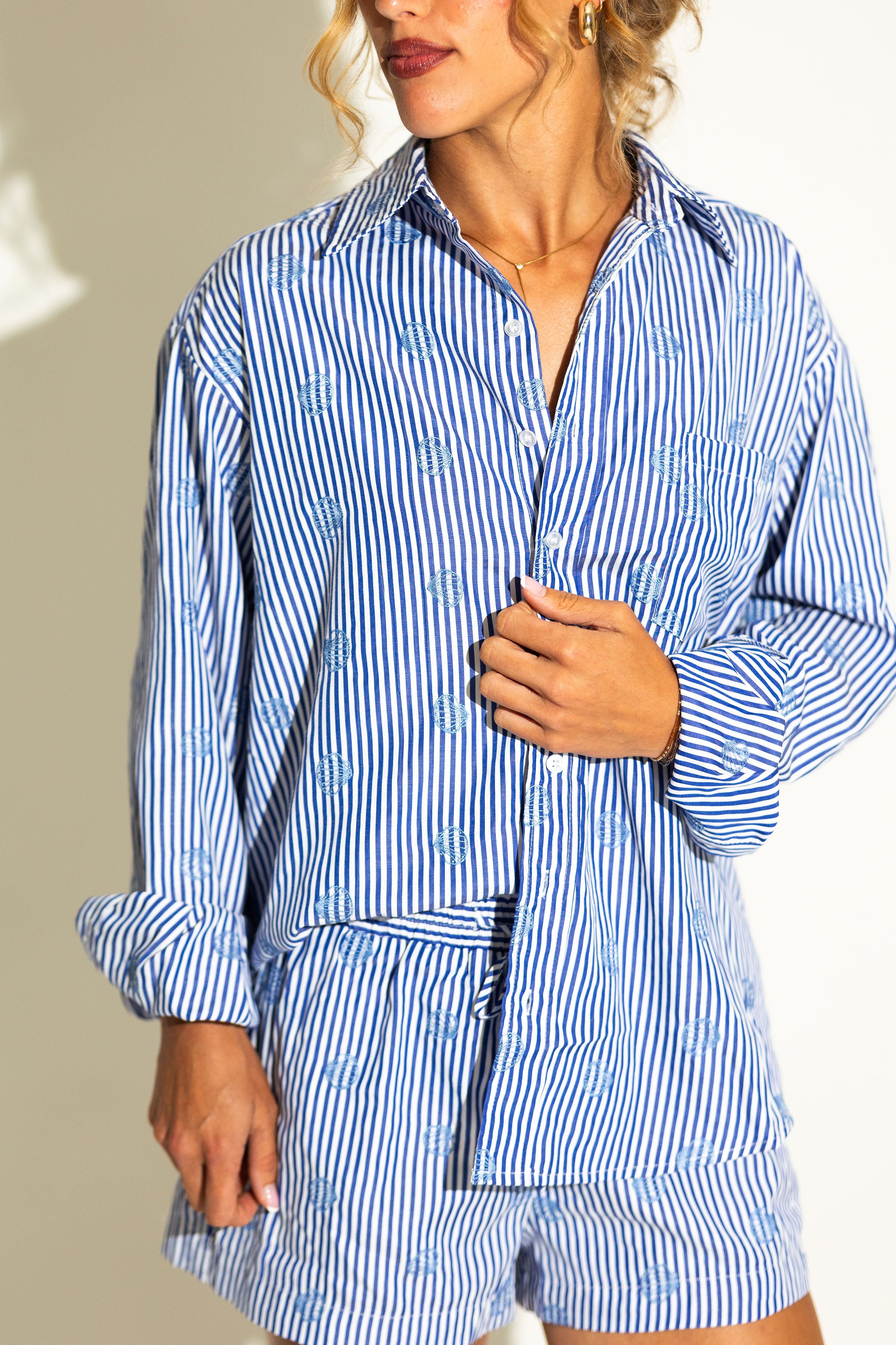 Angie Shell Button Down