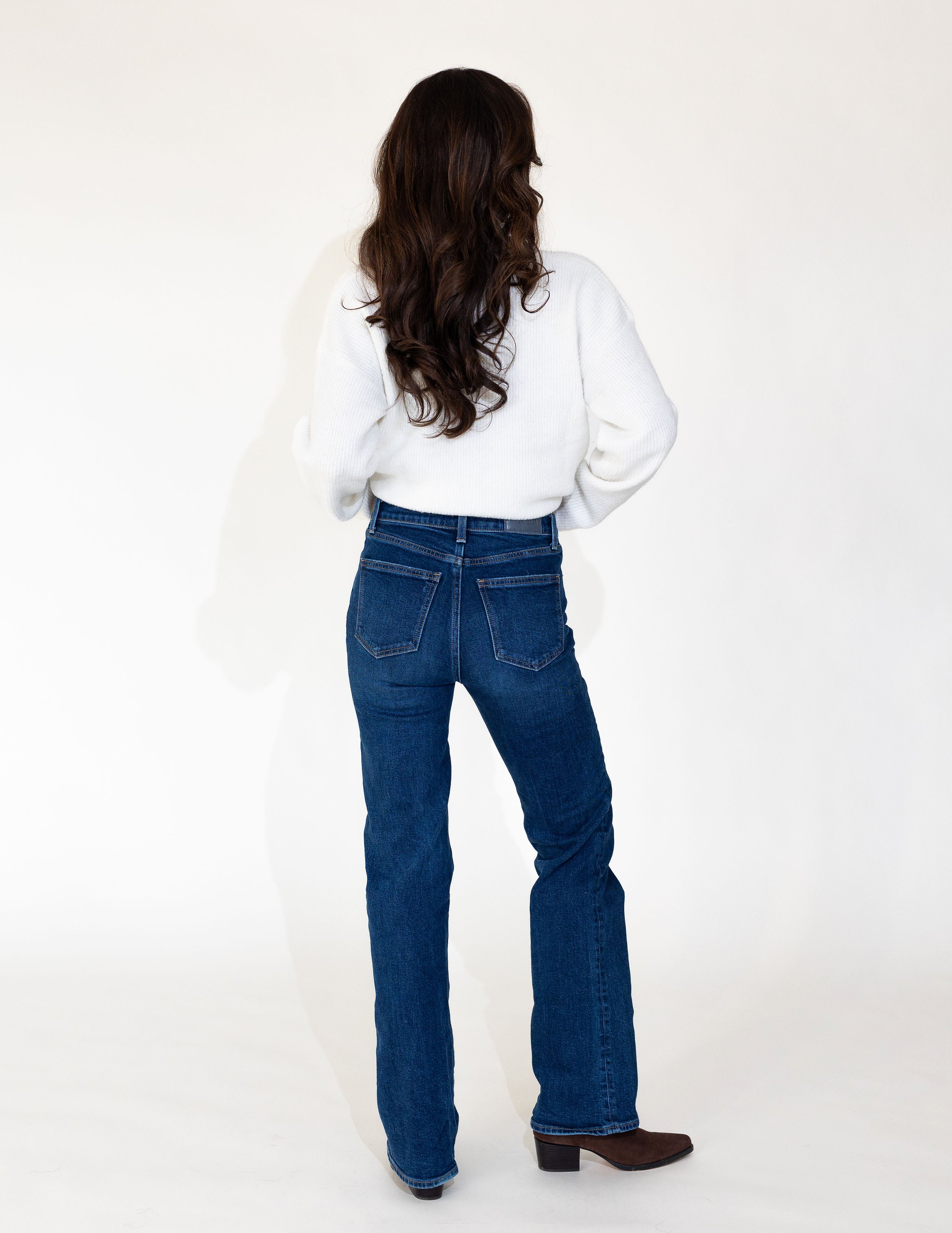 Evie High Rise Slim Boot Cut Jean