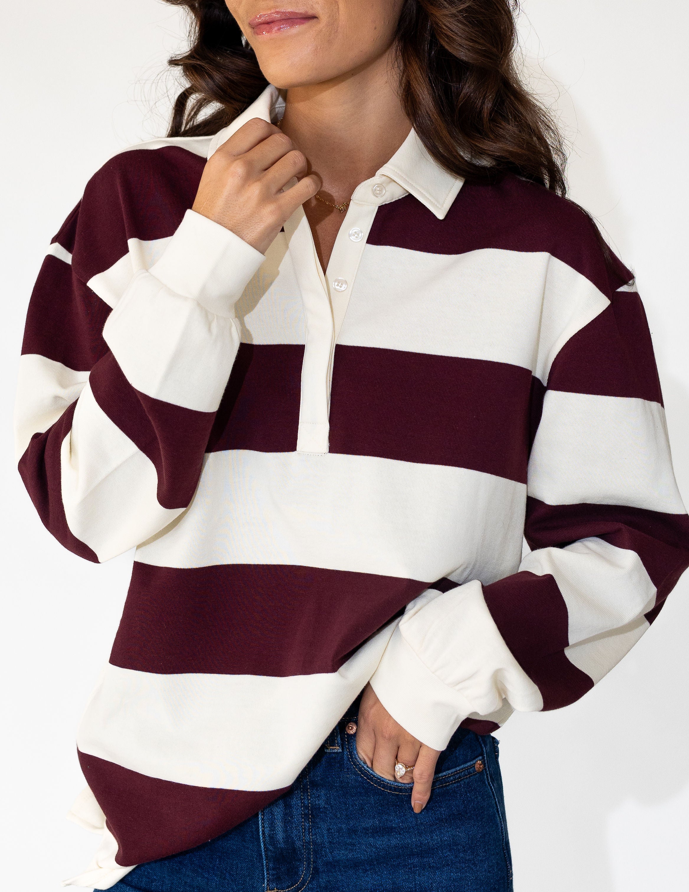 ivy style rugby ニット Deuxieme Classe（ドゥーズィエムクラス）の「*Ivy Style rugby ニット