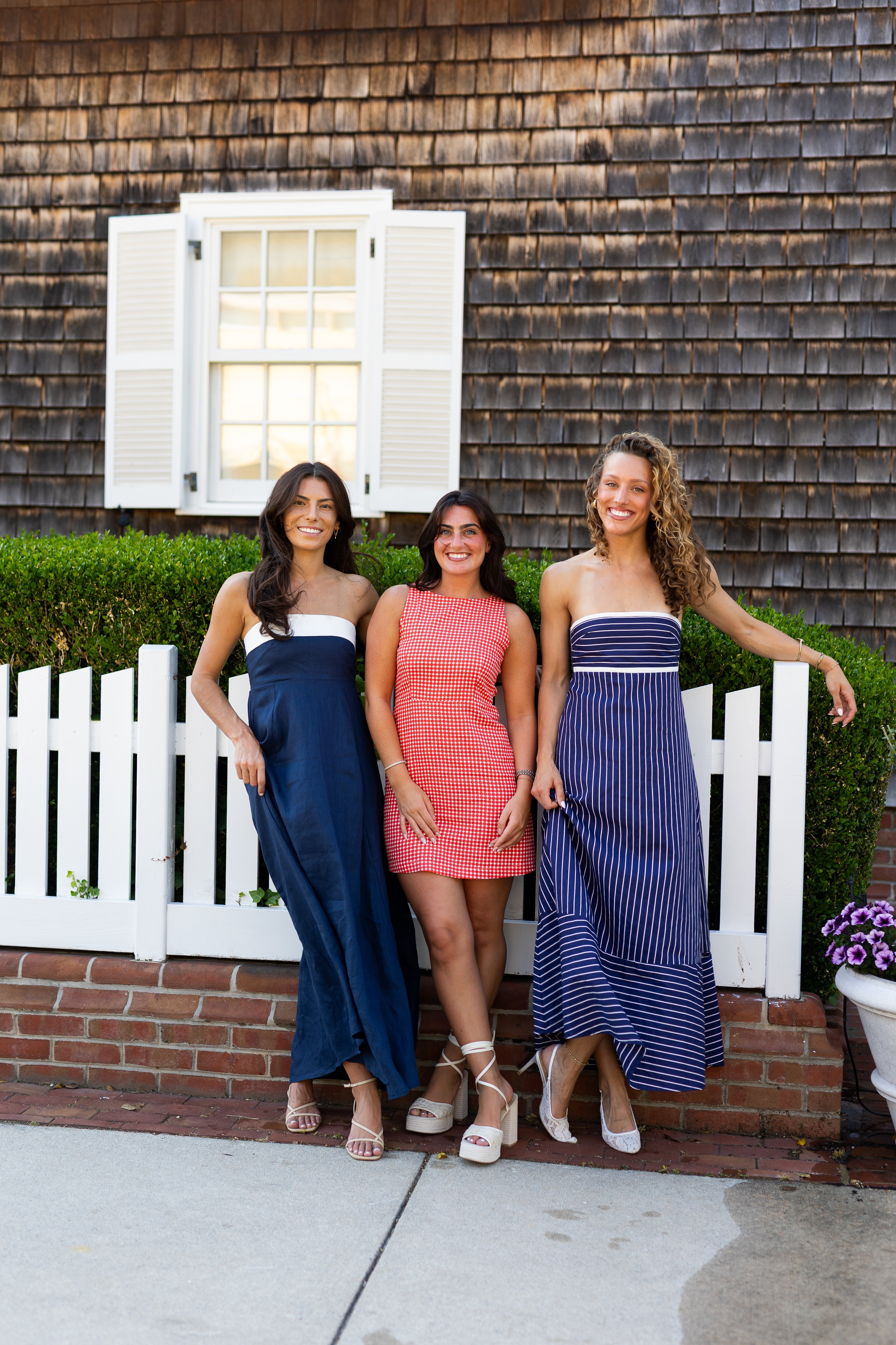 Corsa Linen Gingham Dress