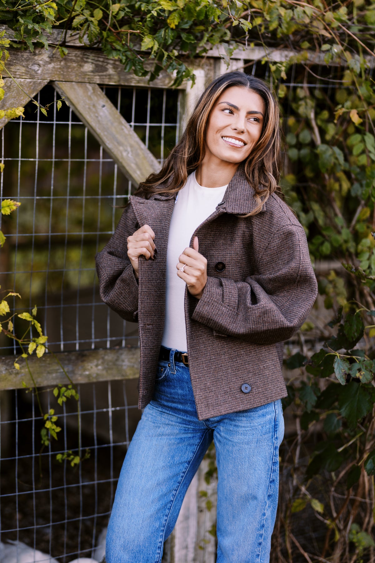 Walker Houndstooth Coat