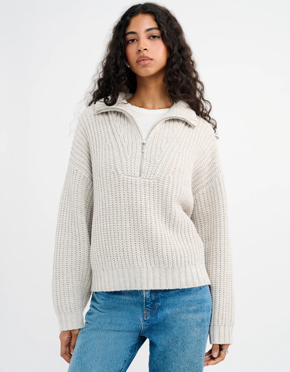 Stella Quarter Zip Sweater