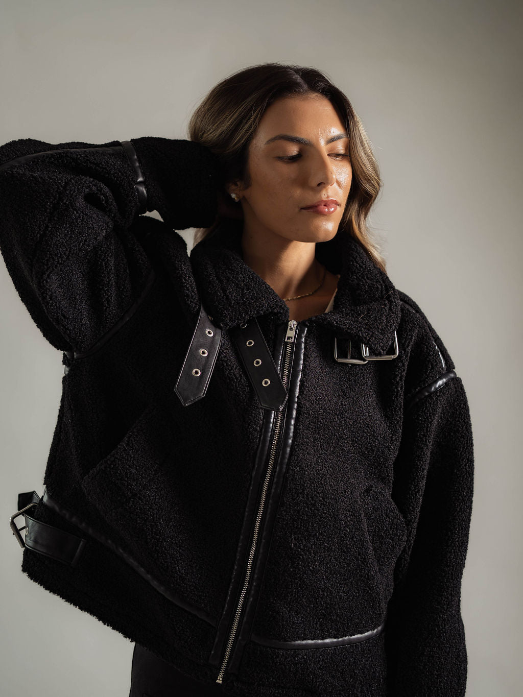 Billy Sherpa Collared Jacket