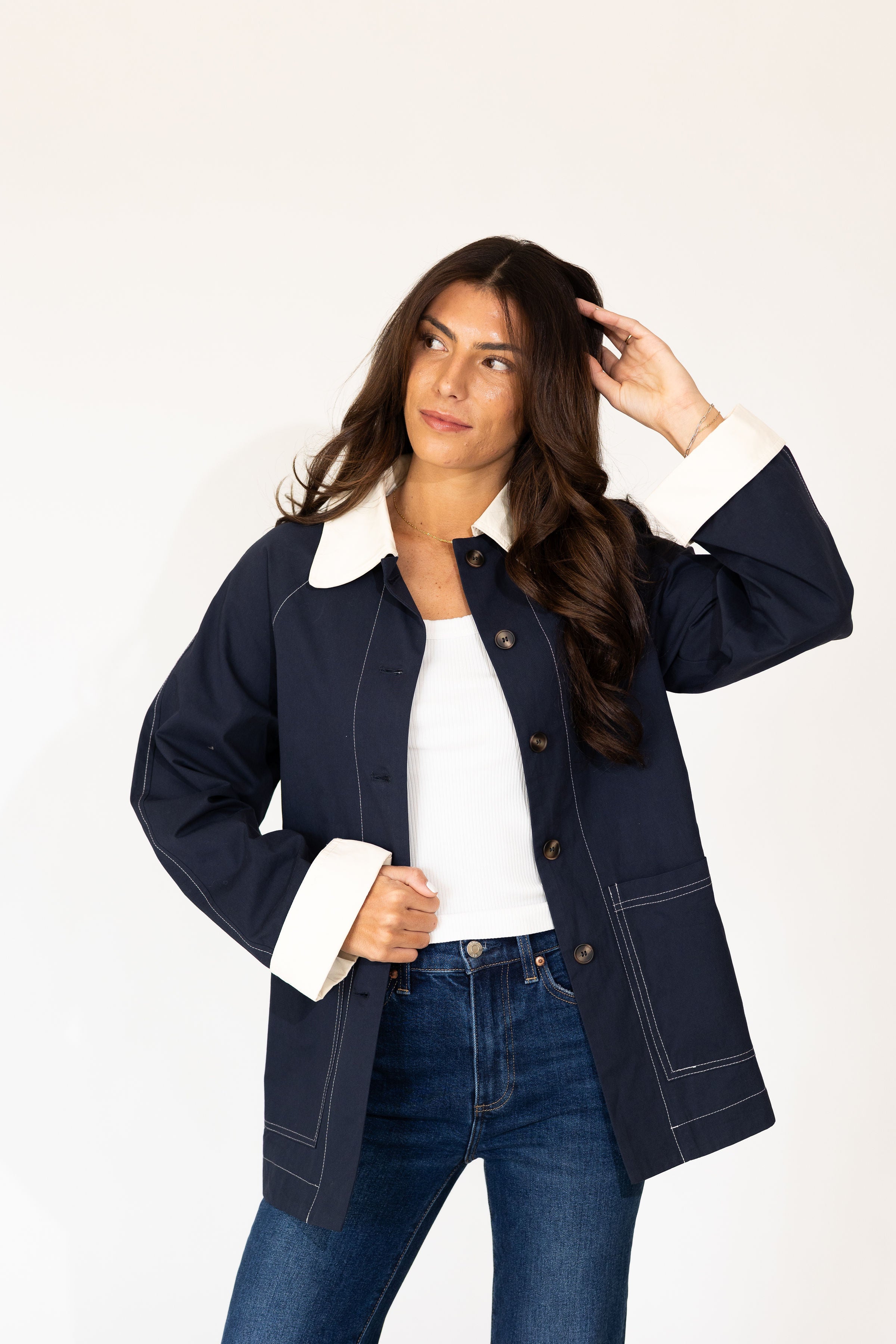 Blaire Tie Waist Trench Coat