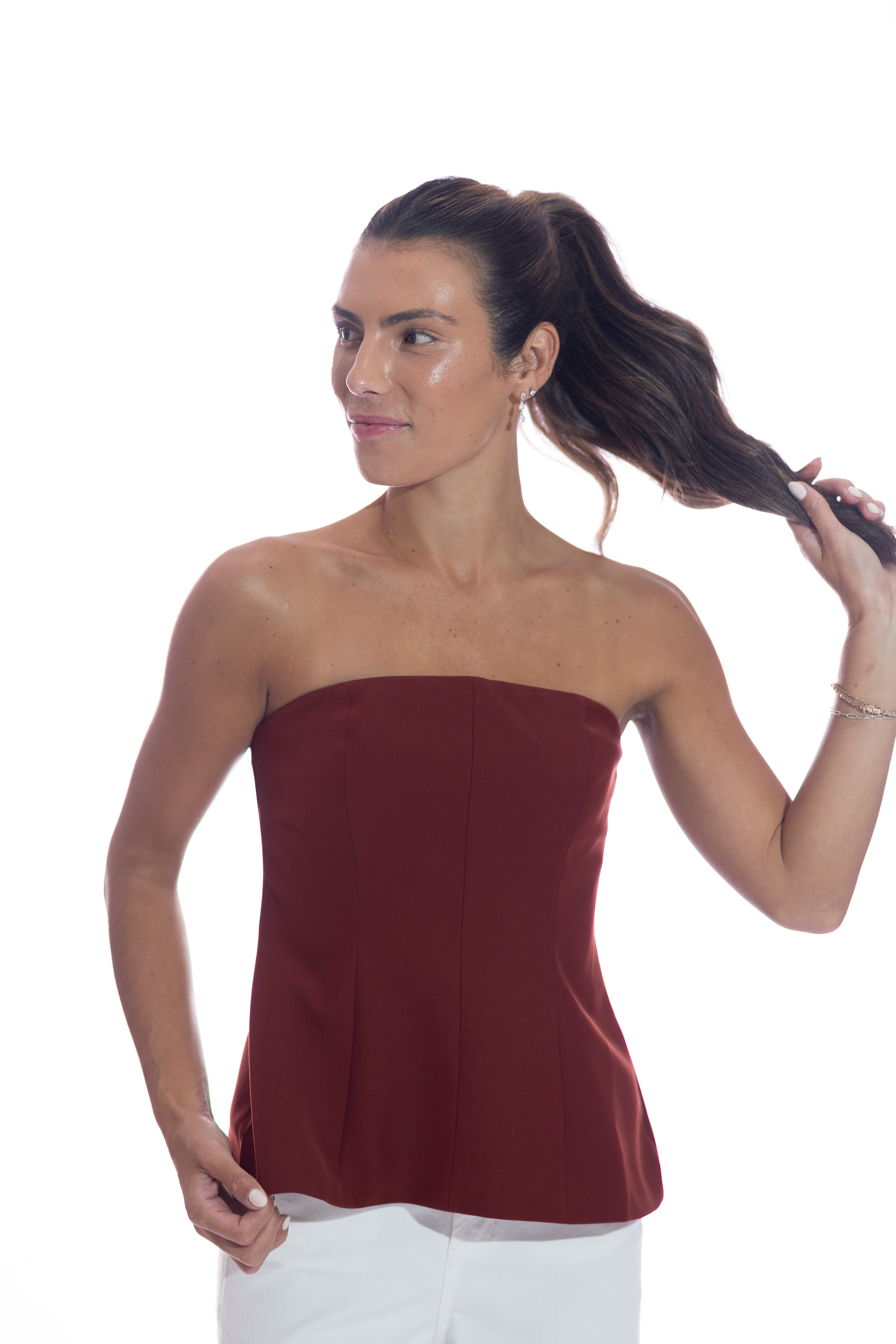 Arabia Strapless Top