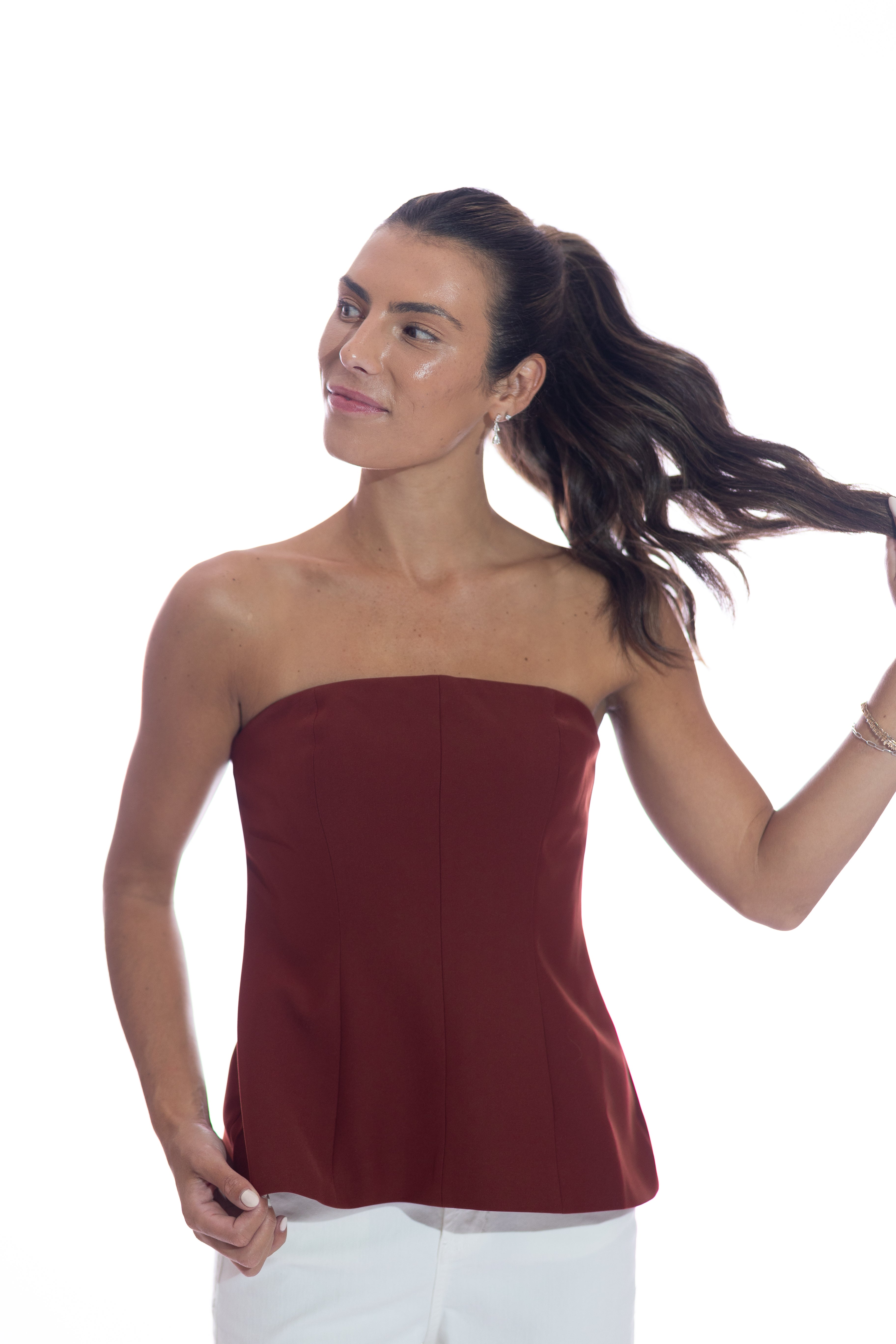 Arabia Strapless Top