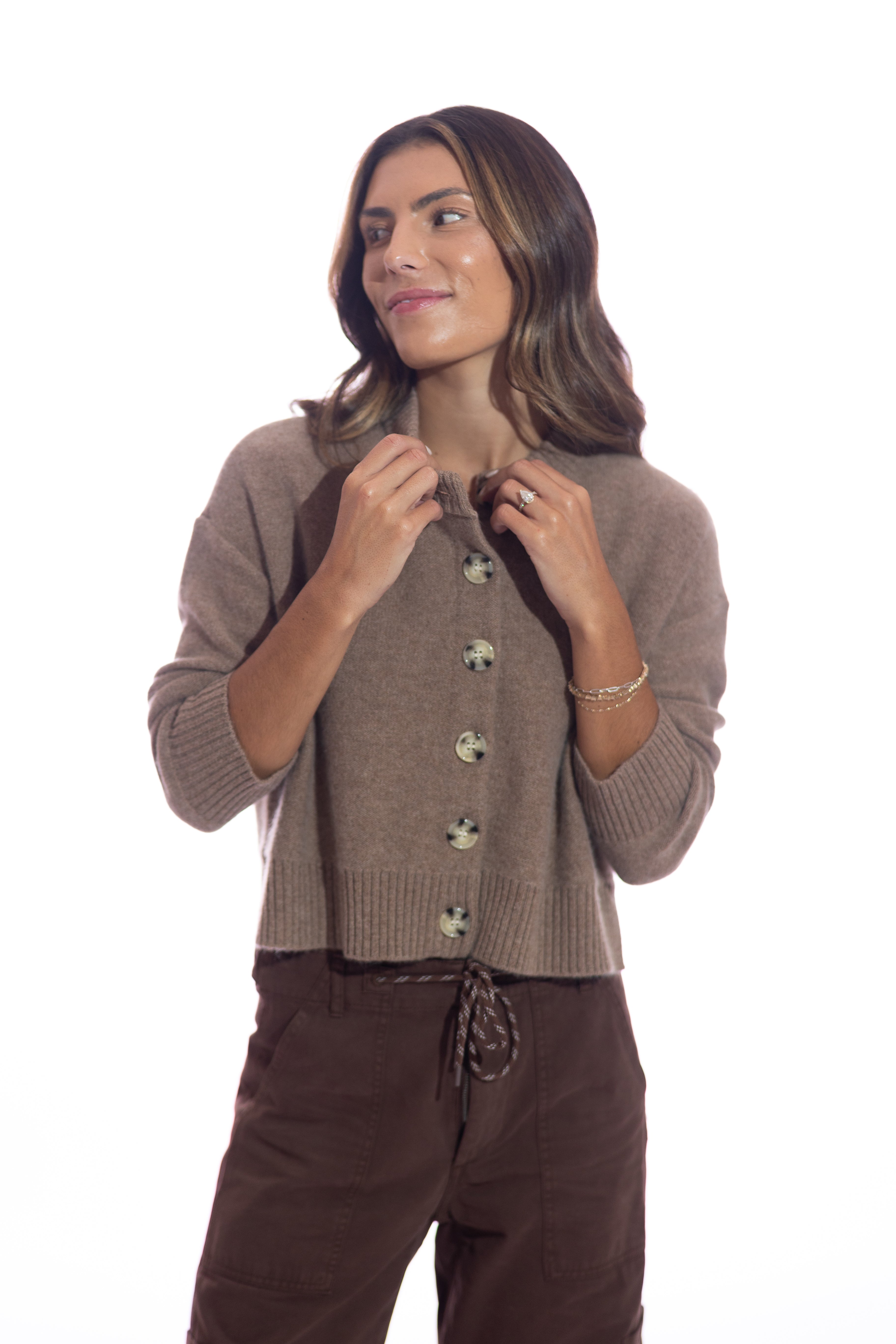 Nina 100% Cashmere Cardigan