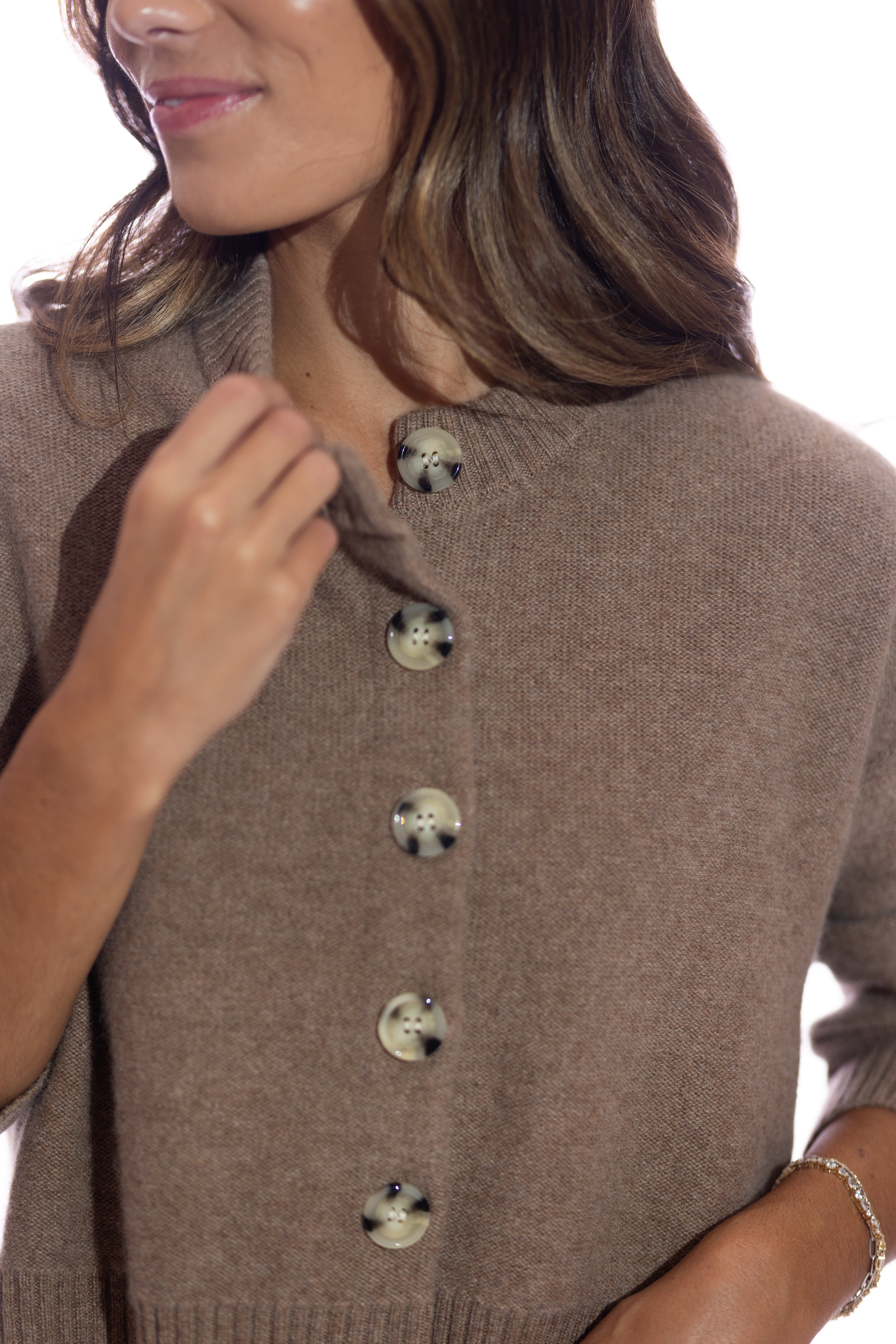 Nina 100% Cashmere Cardigan