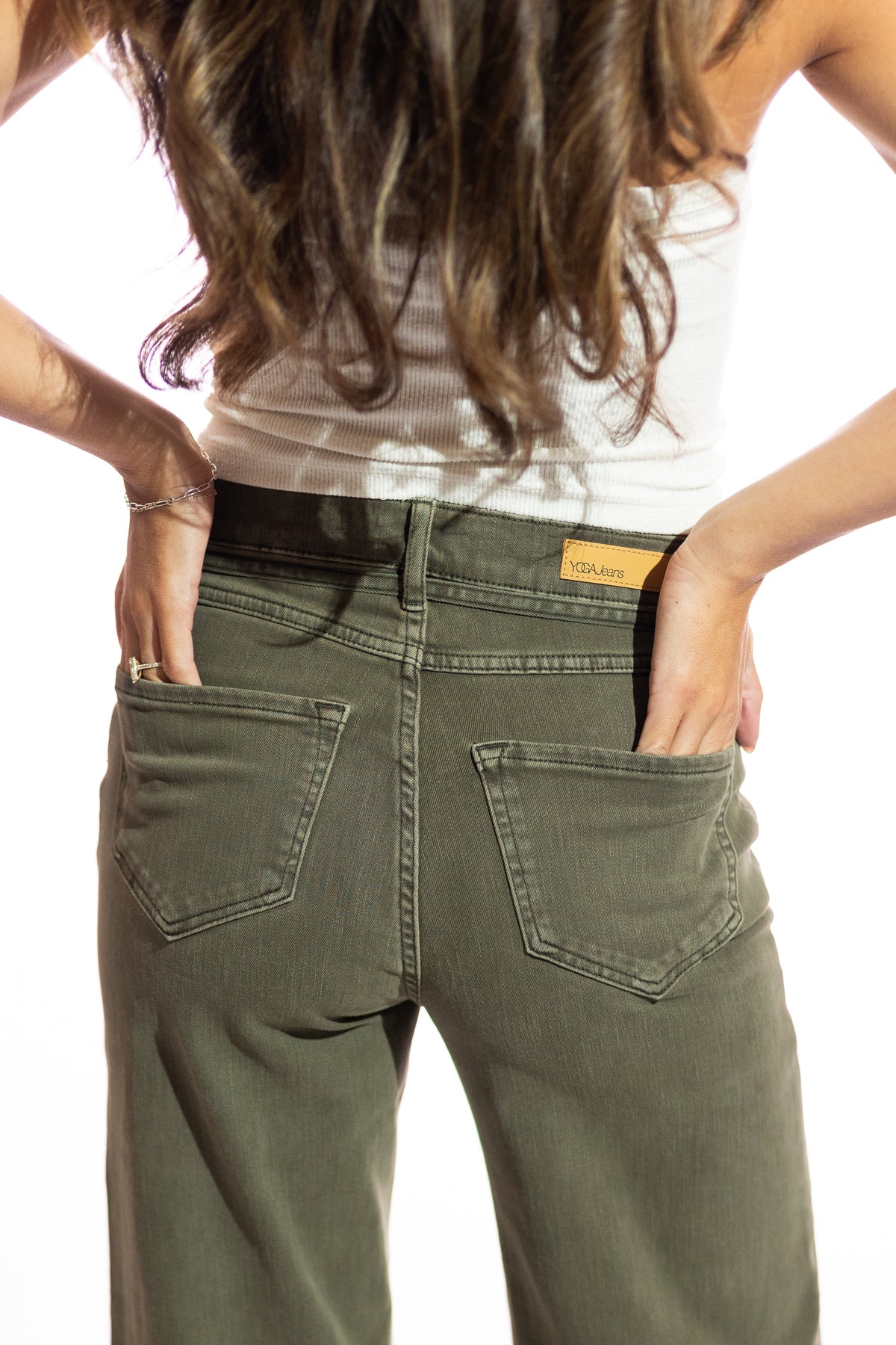 Clifton Olive Yoga Jeans