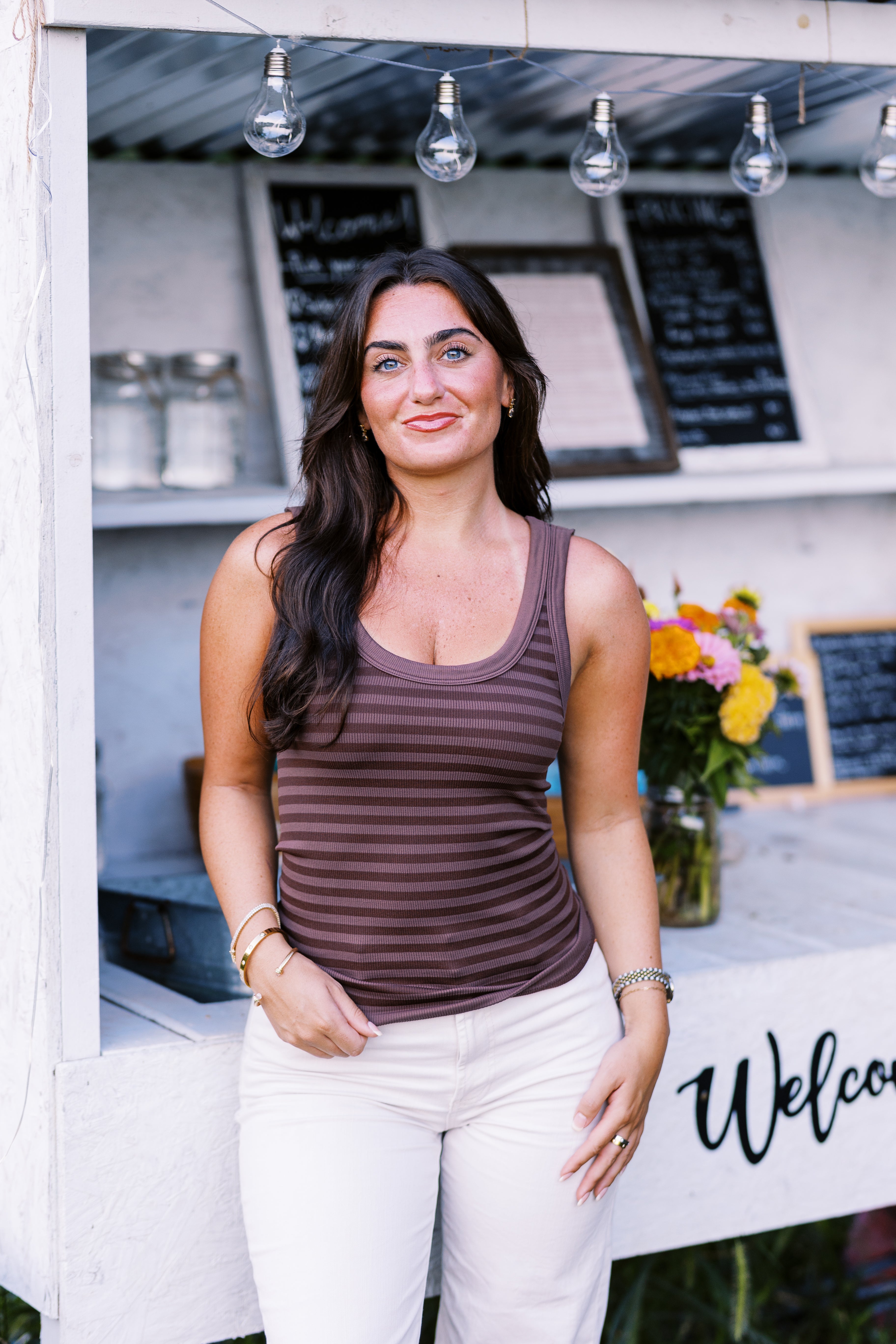 August Stripe Tank