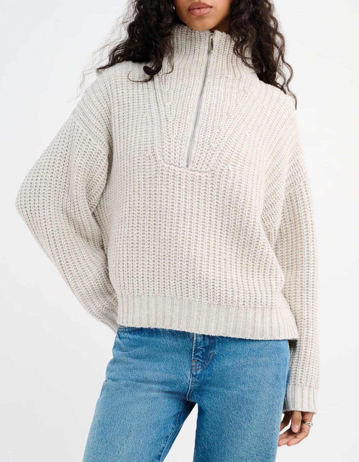 Stella Quarter Zip Sweater