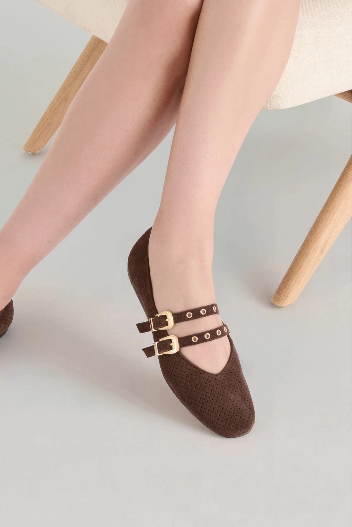 Baylee Grommet Ballet Flats