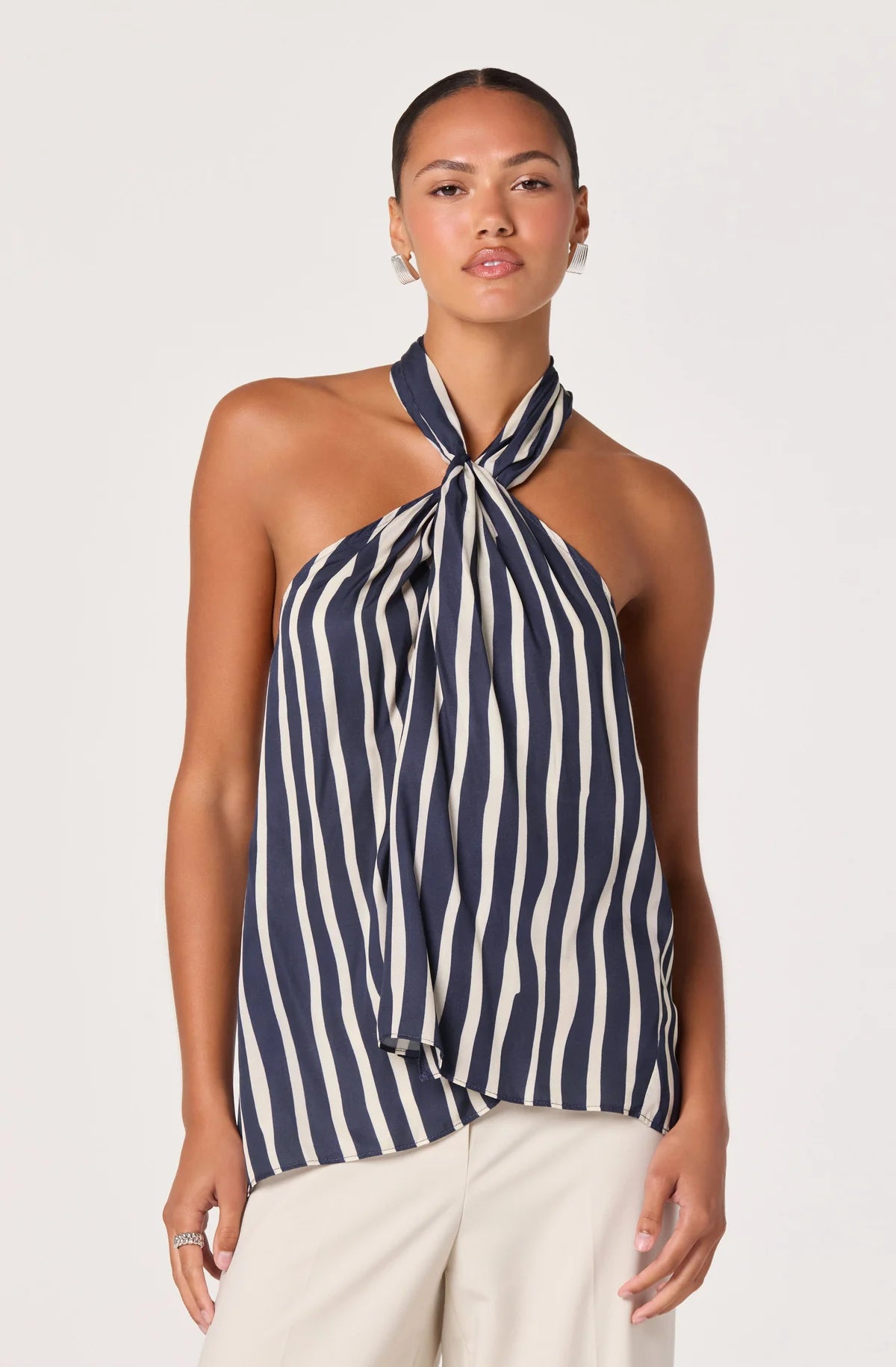 Cira Twist Front Halter Top