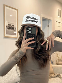 Brooklyn Blvd Embroidered Trucker Hat