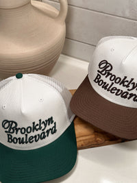 Brooklyn Blvd Embroidered Trucker Hat