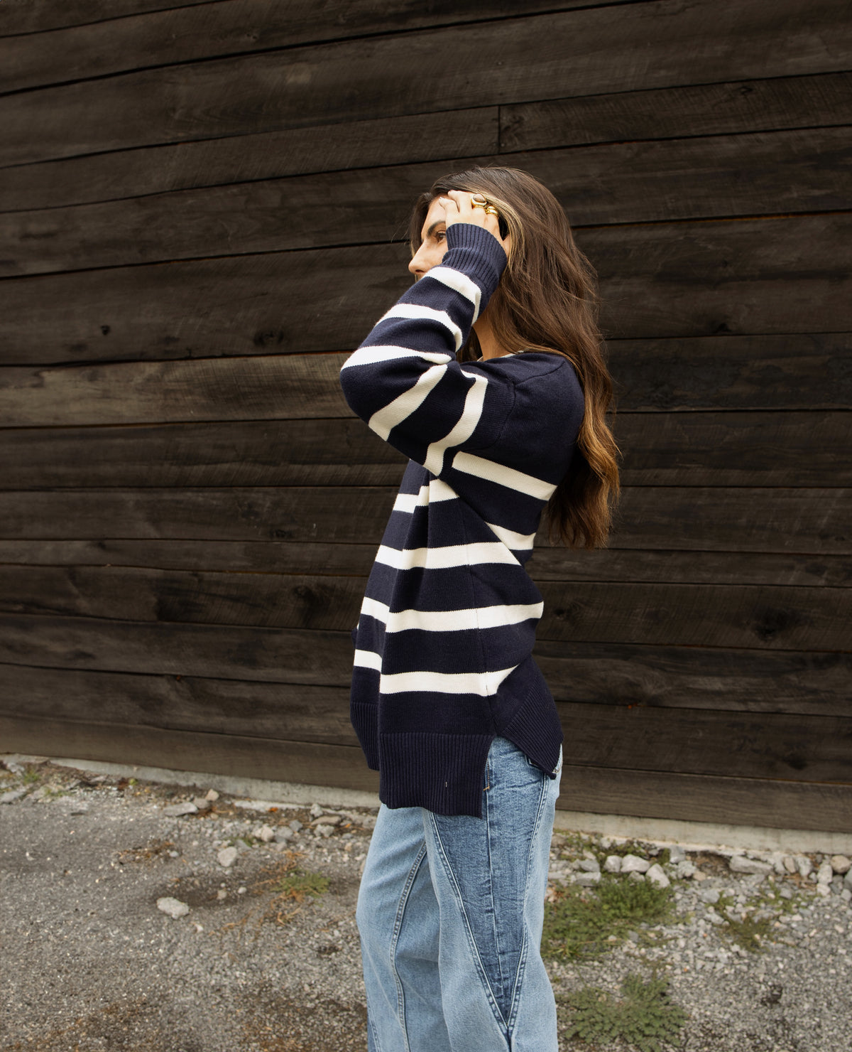 Brea Striped Sweater