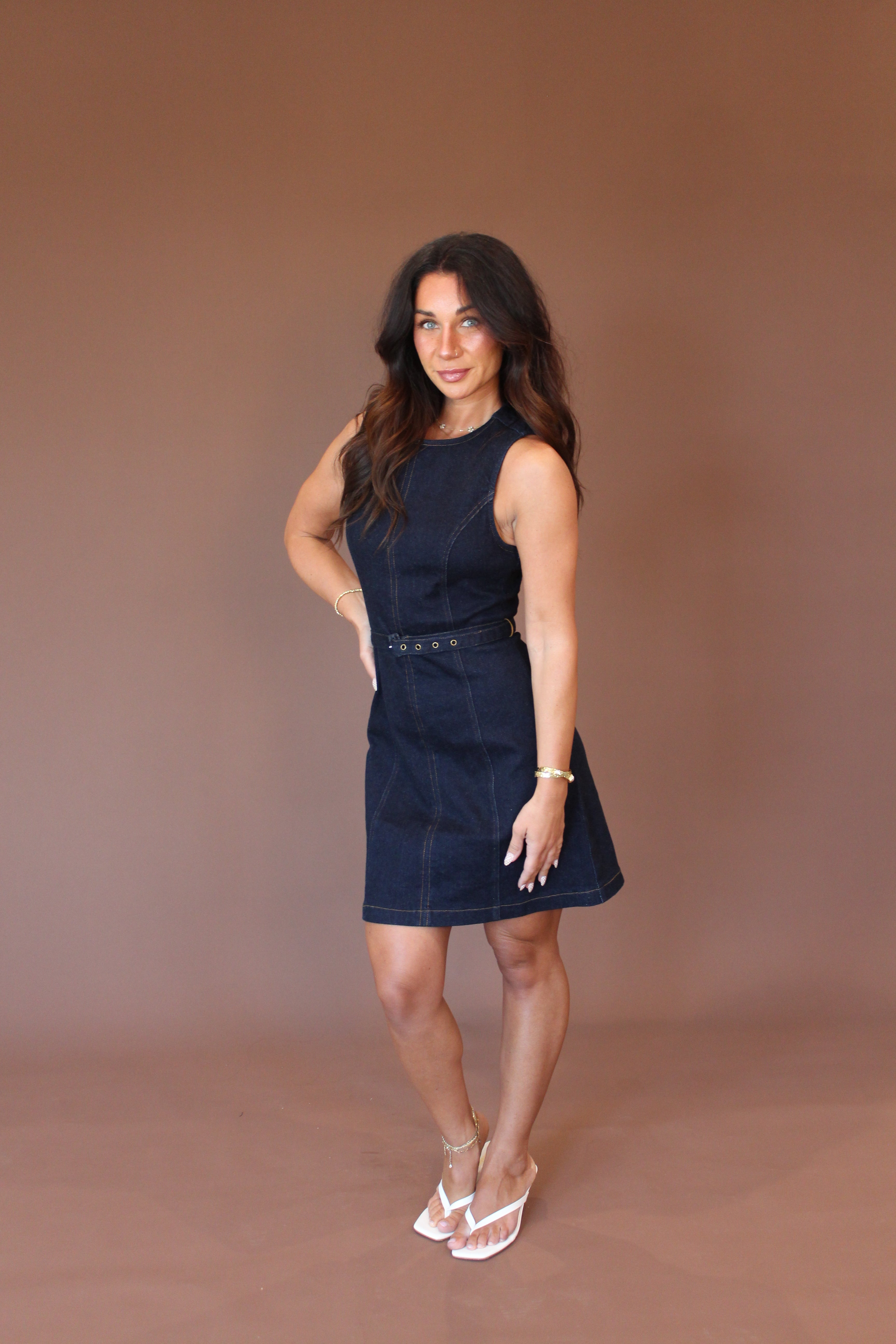Dallas Denim Mini Dress