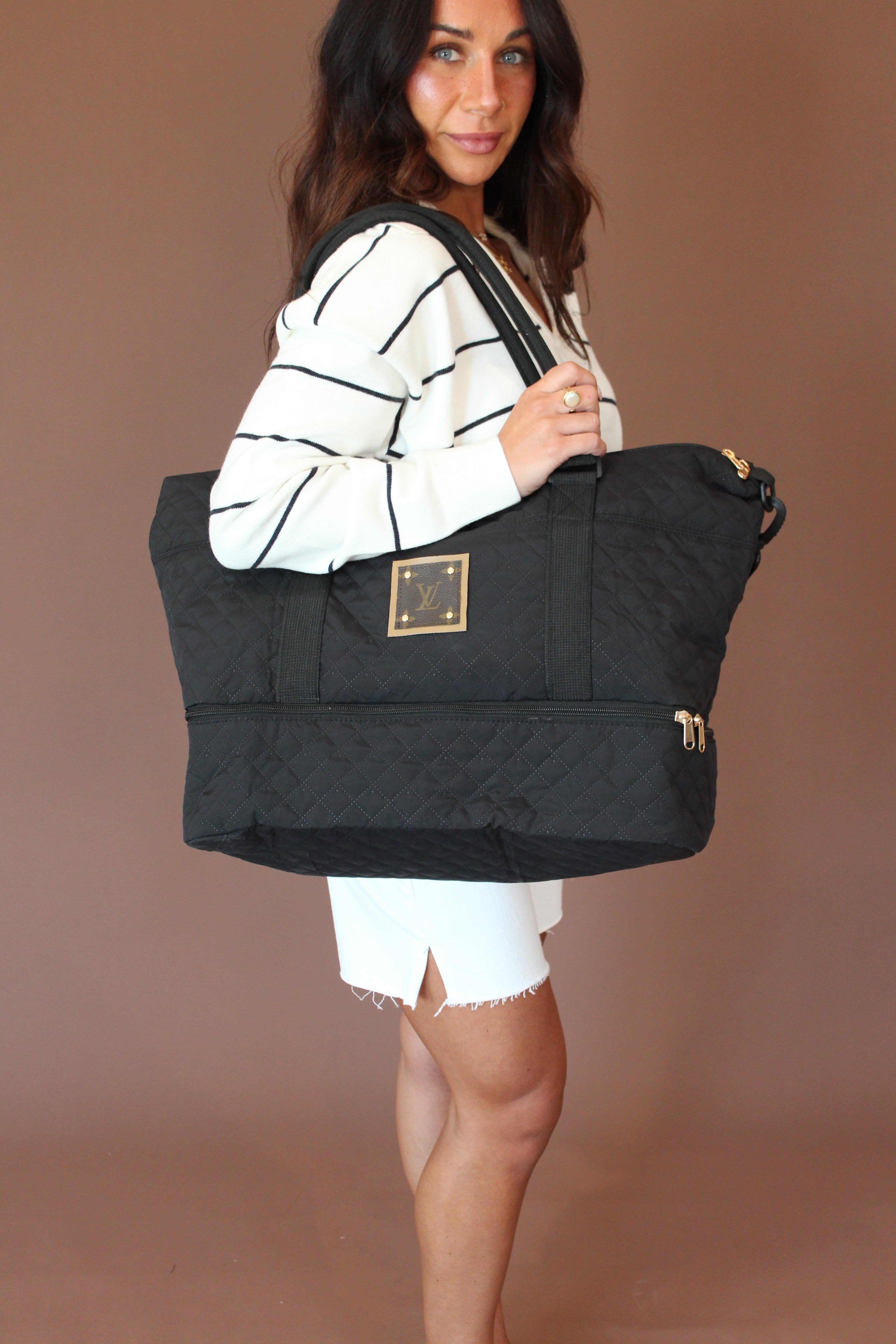 Upcycled LV Weekender Bag