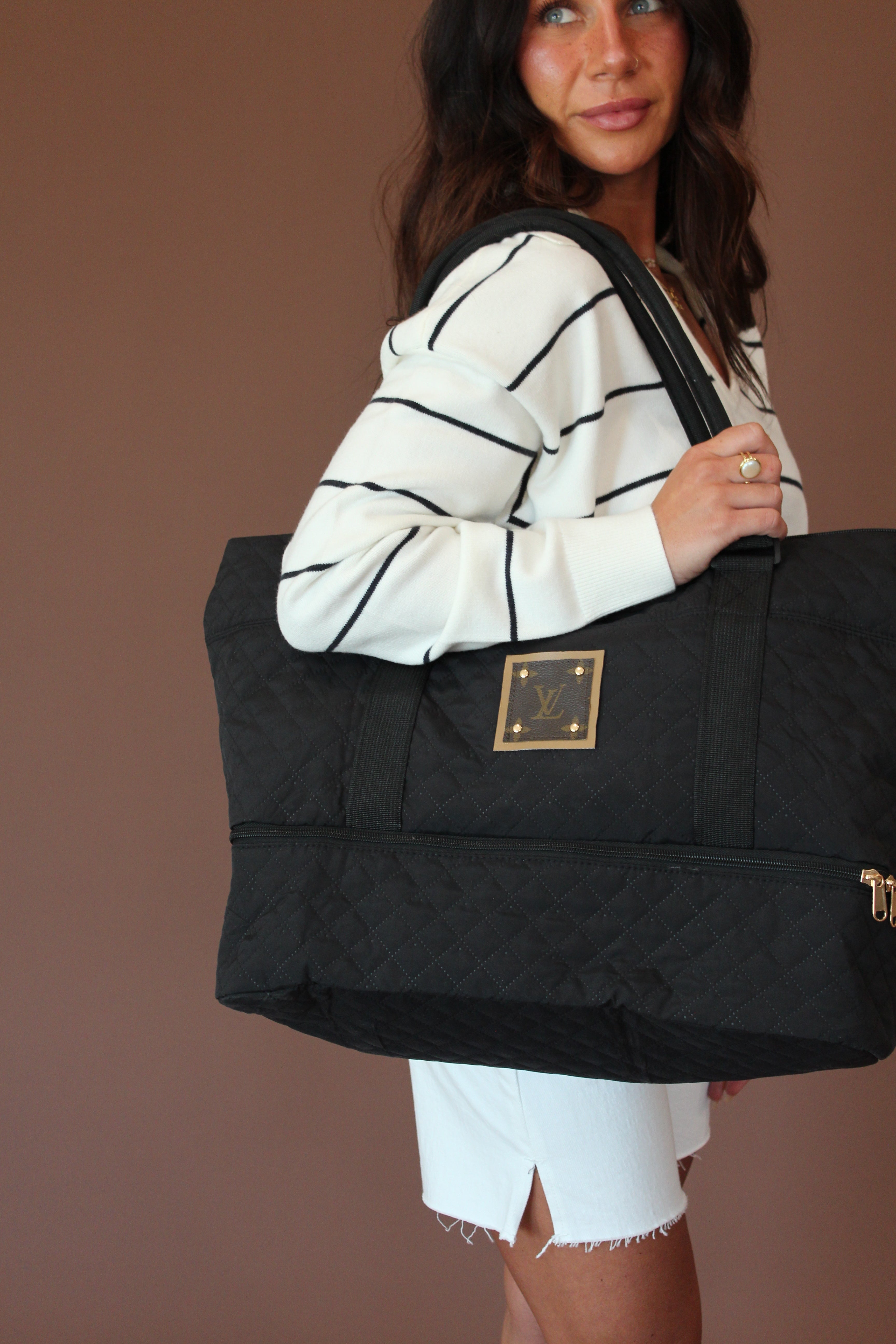 Upcycled LV Weekender Bag