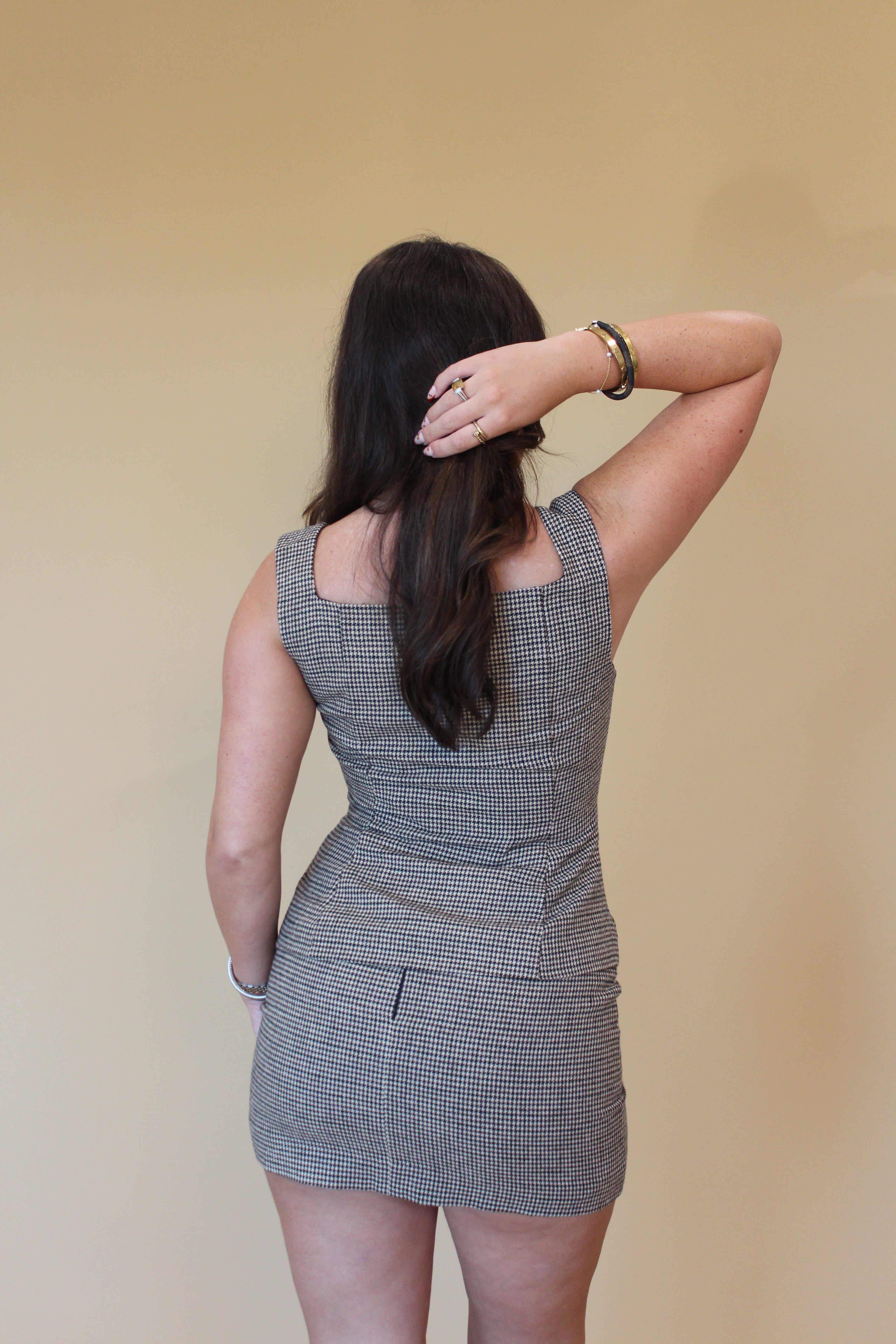 Corey Houndstooth Vest