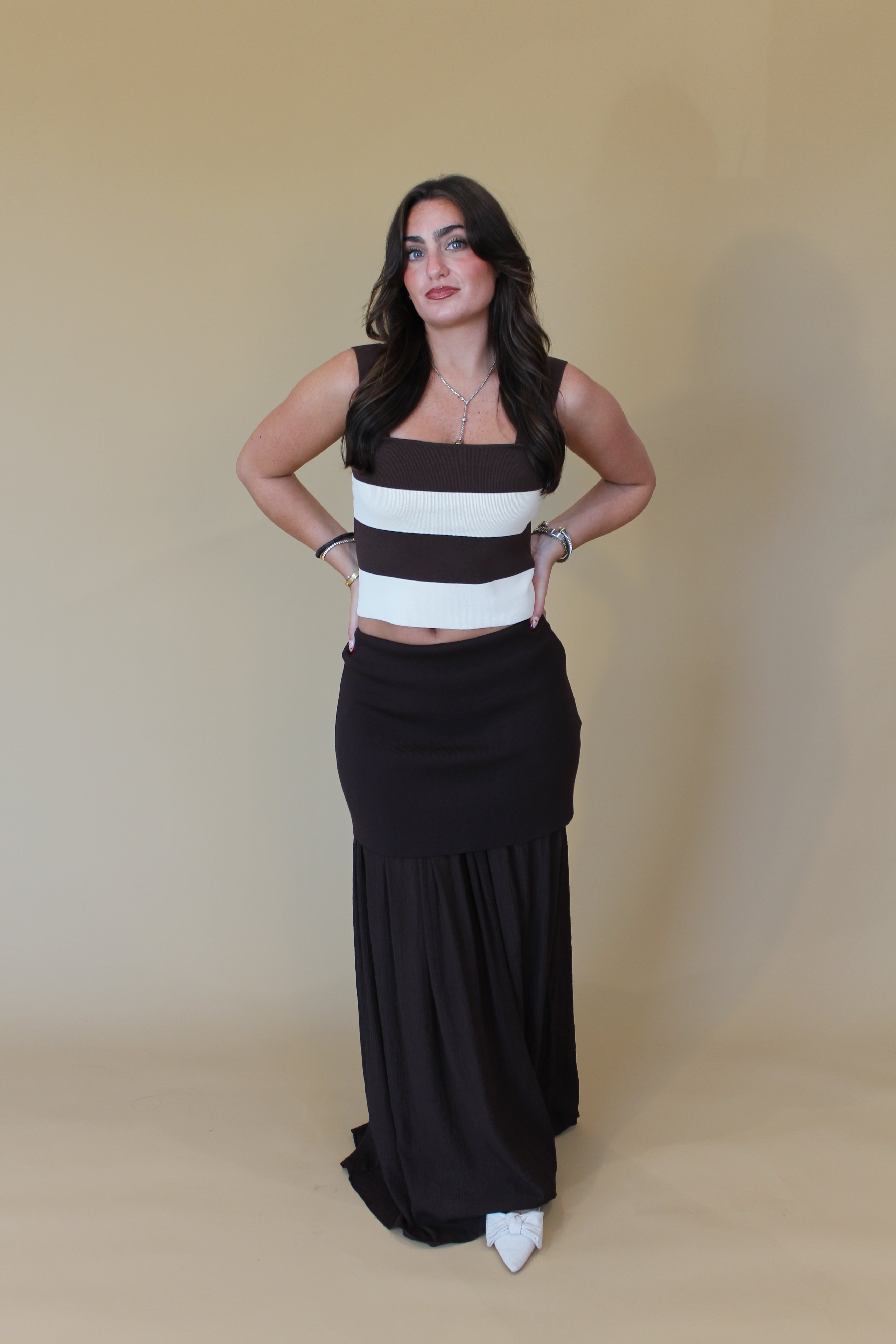 Lulu Striped Knit Top