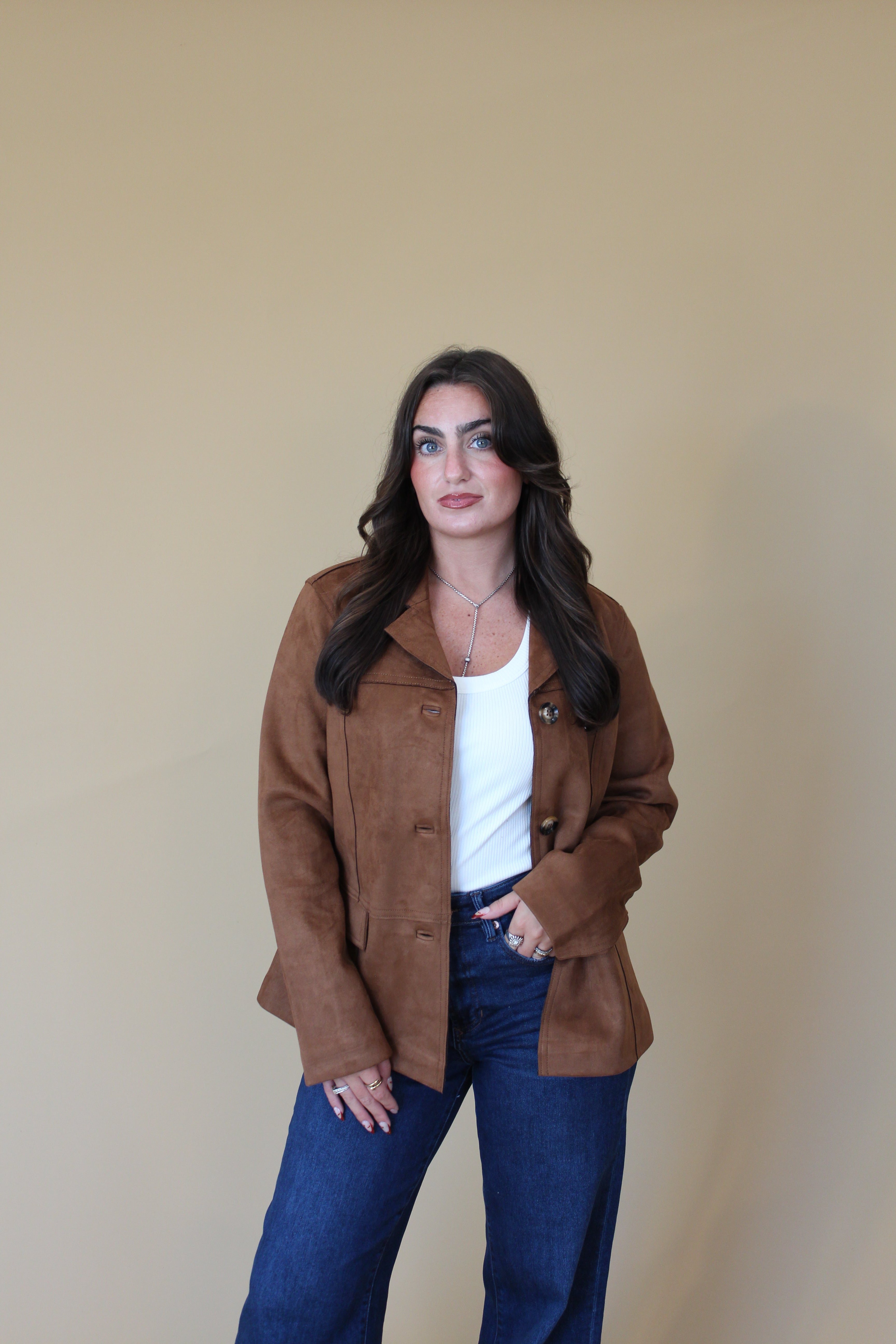 Laney Faux Suede Jacket