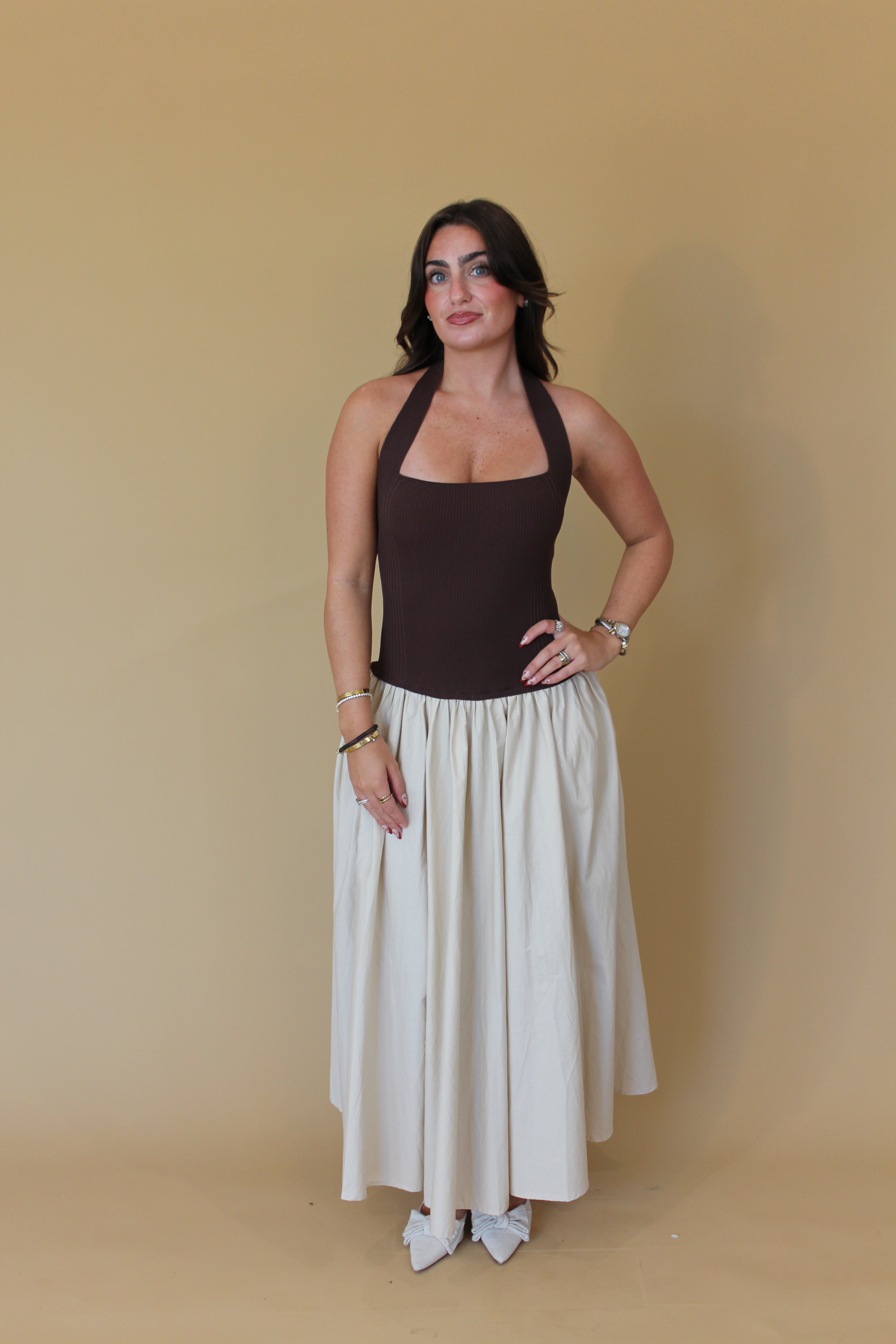 Sevilla Mixed Media Dress