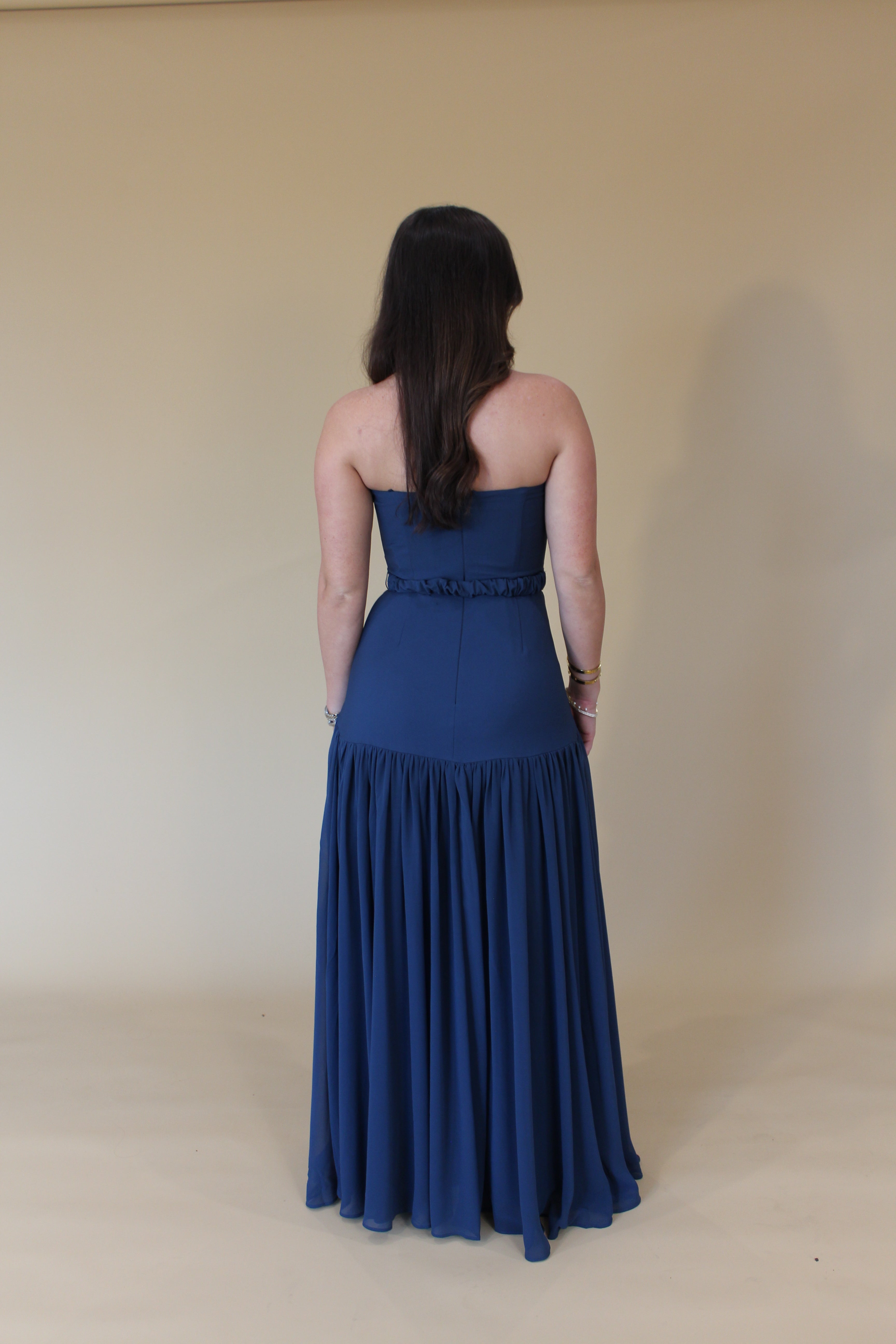 Hutch Carmel Strapless Maxi Dress