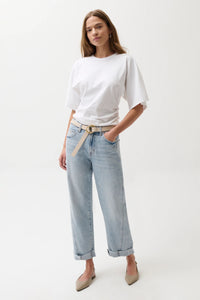 Kacey Cuffed Boyfriend Jean