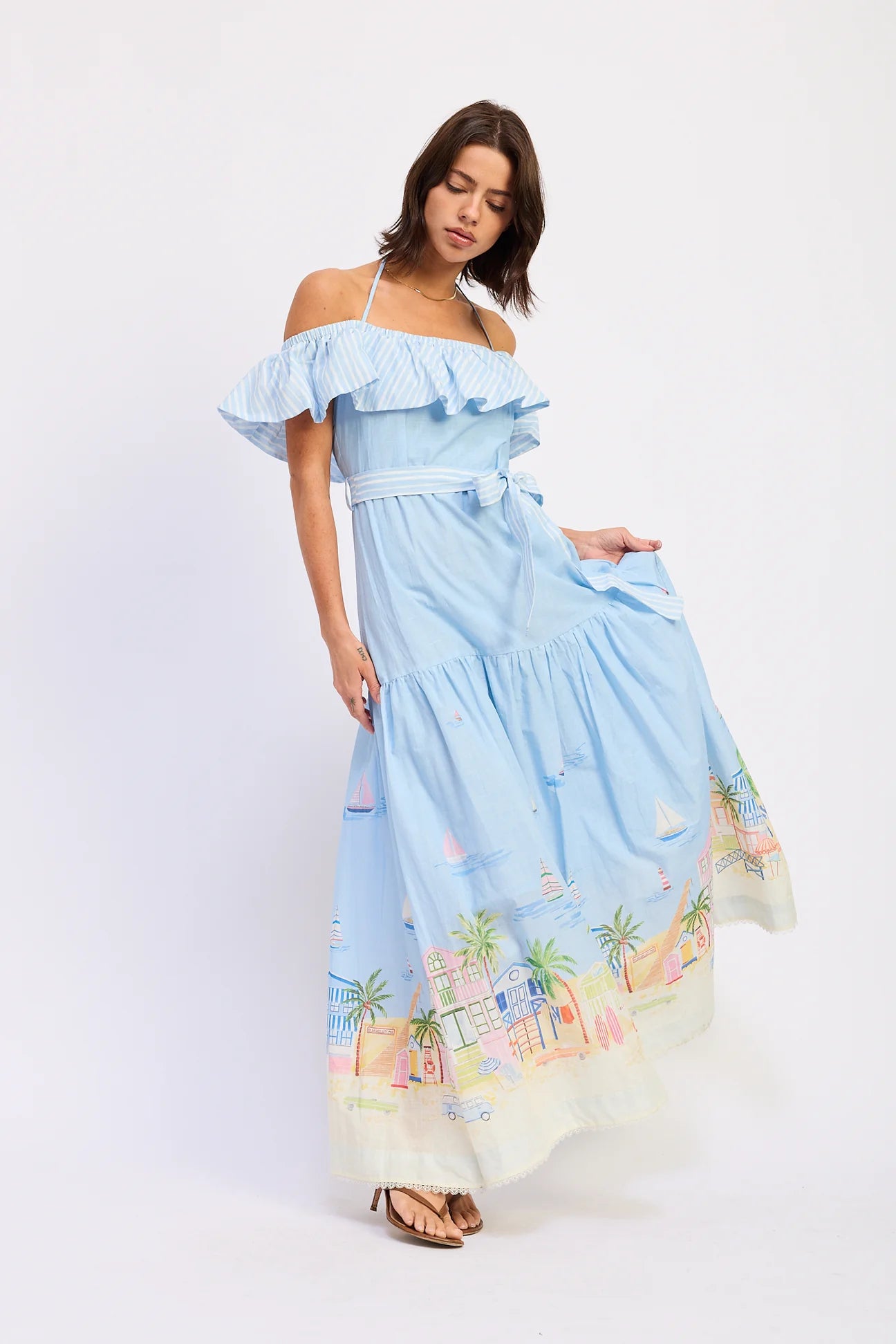Côte d'Azur Maxi Dress
