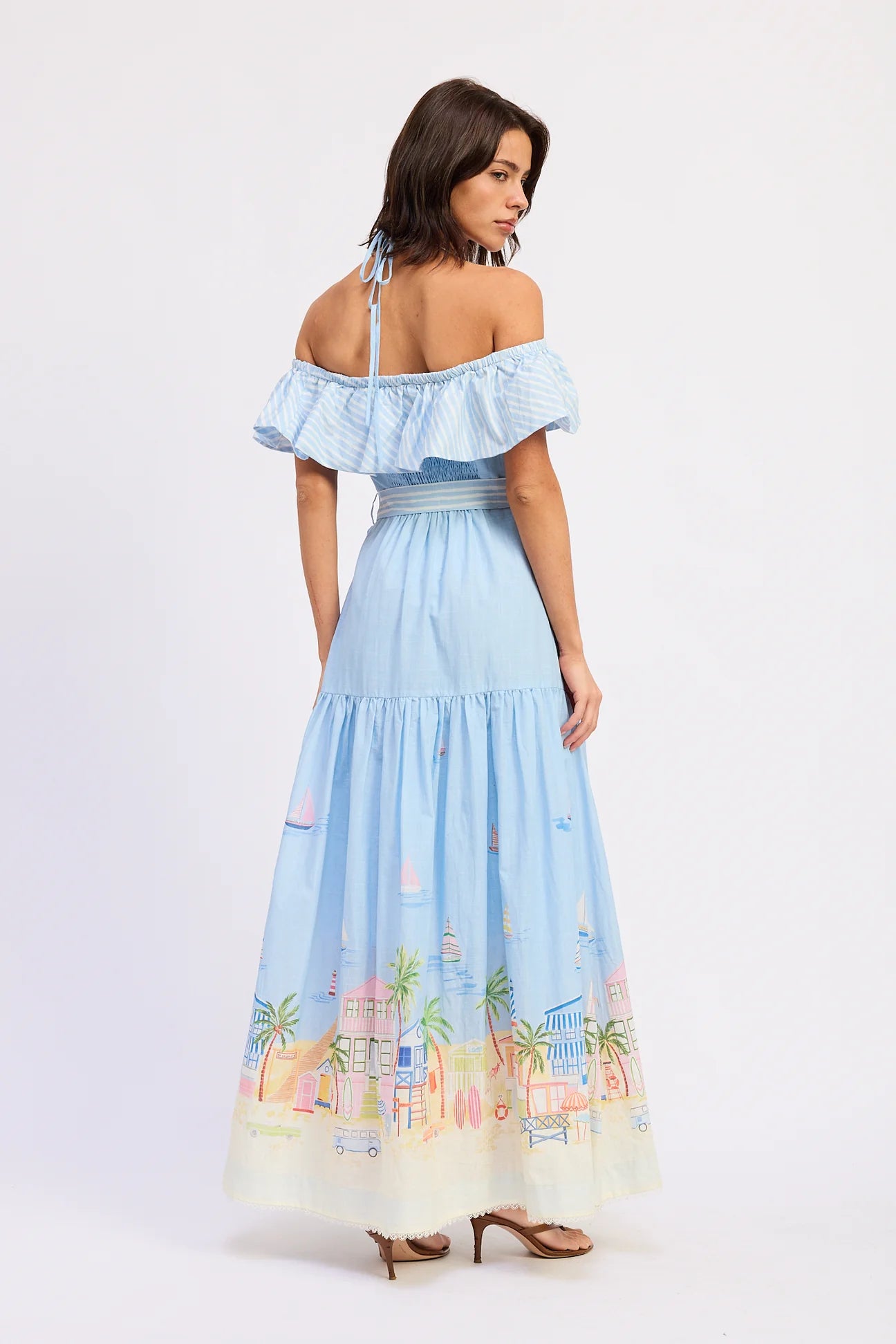 Côte d'Azur Maxi Dress