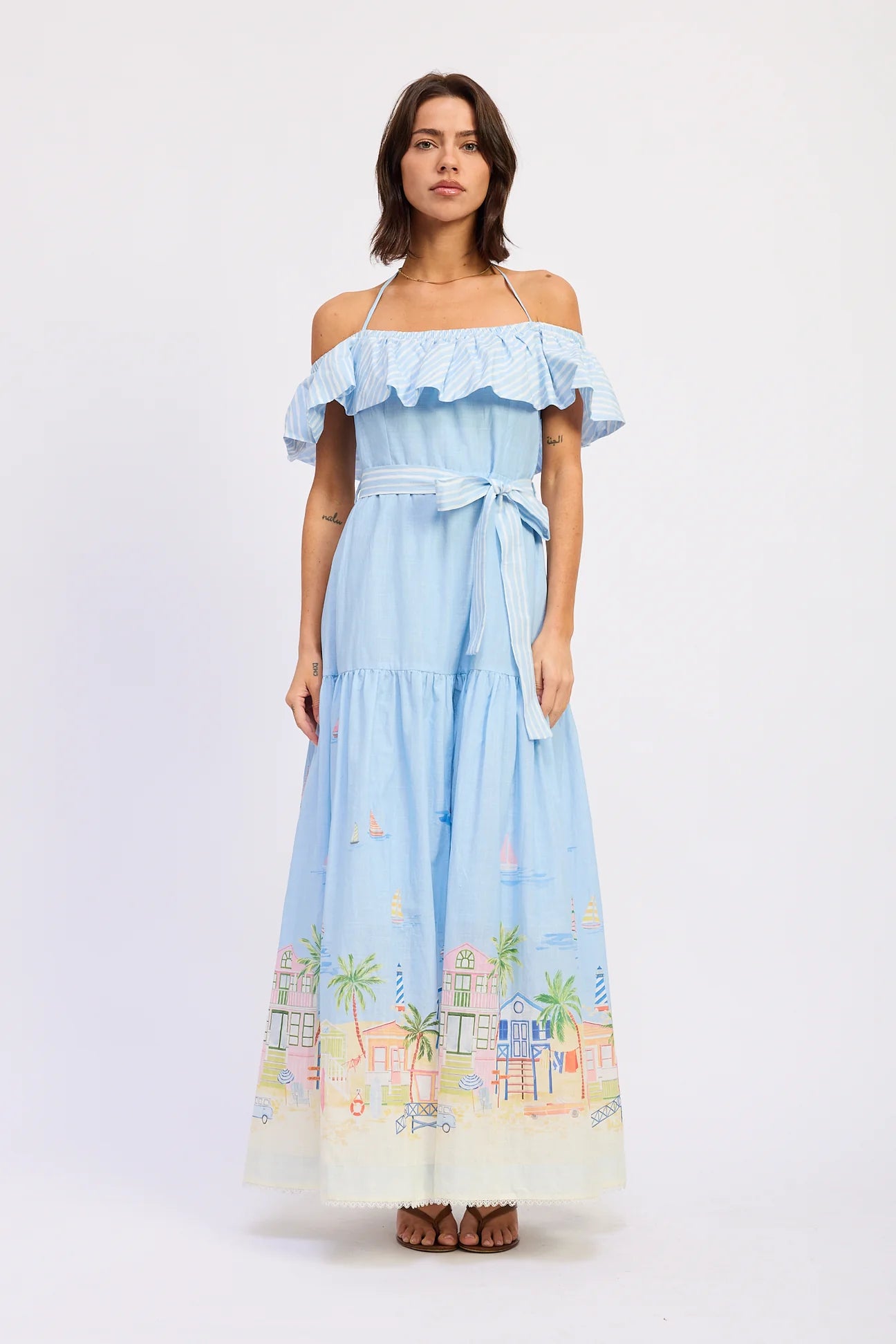 Côte d'Azur Maxi Dress