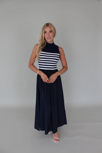 Josefina Stripe Maxi Dress