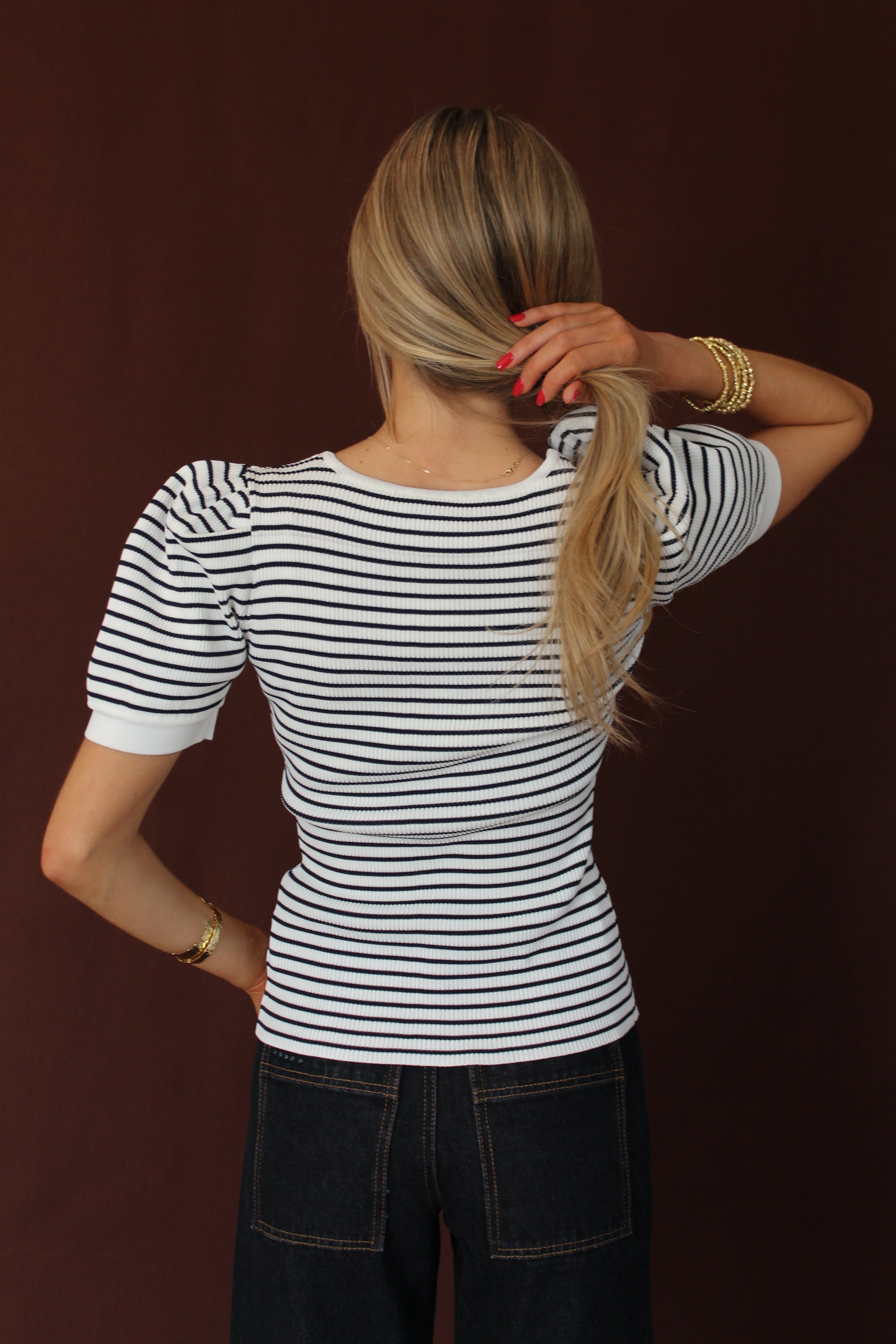 Macy Square Neck Top Brooklyn Boulevard