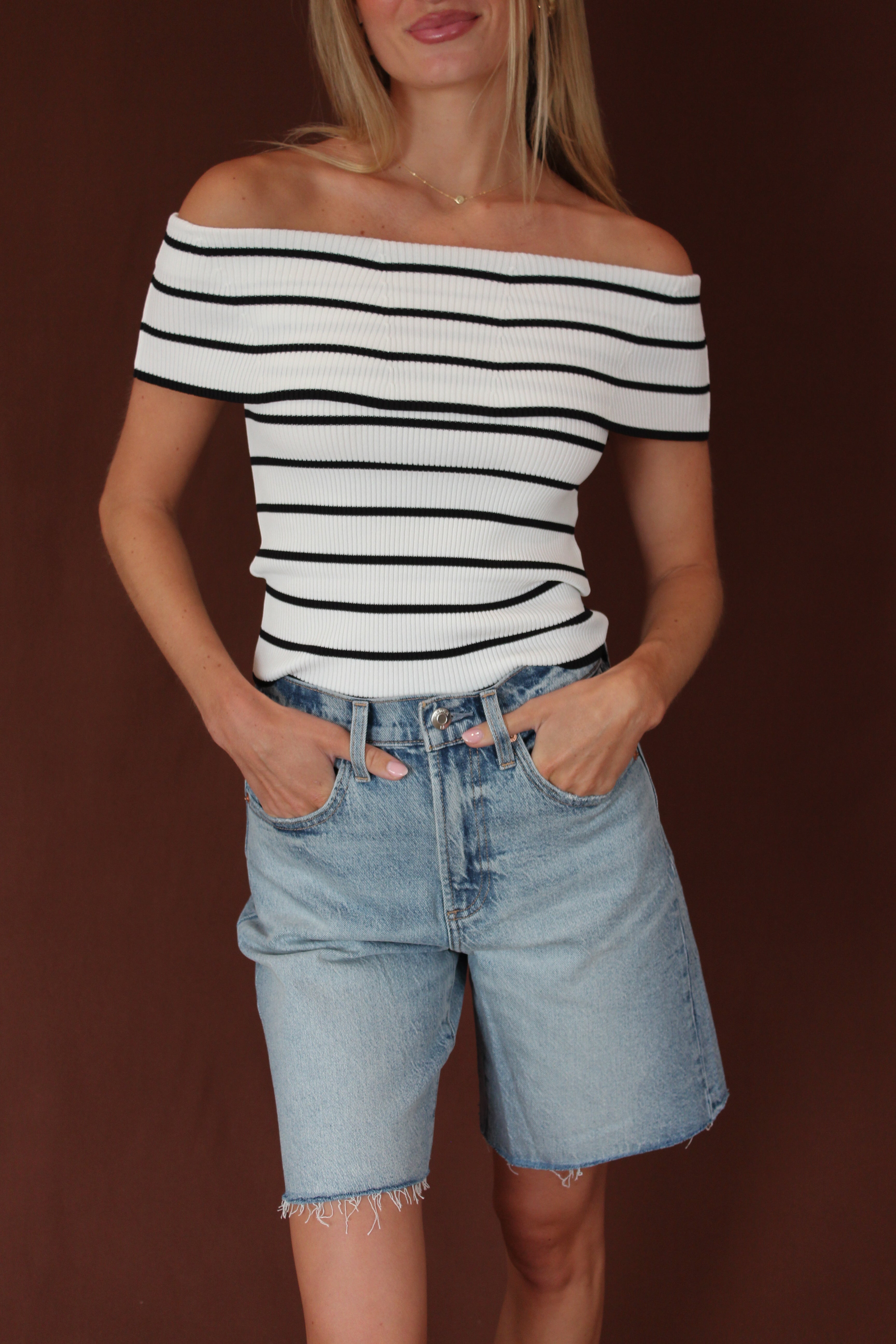 Marina Stripe Knit Top