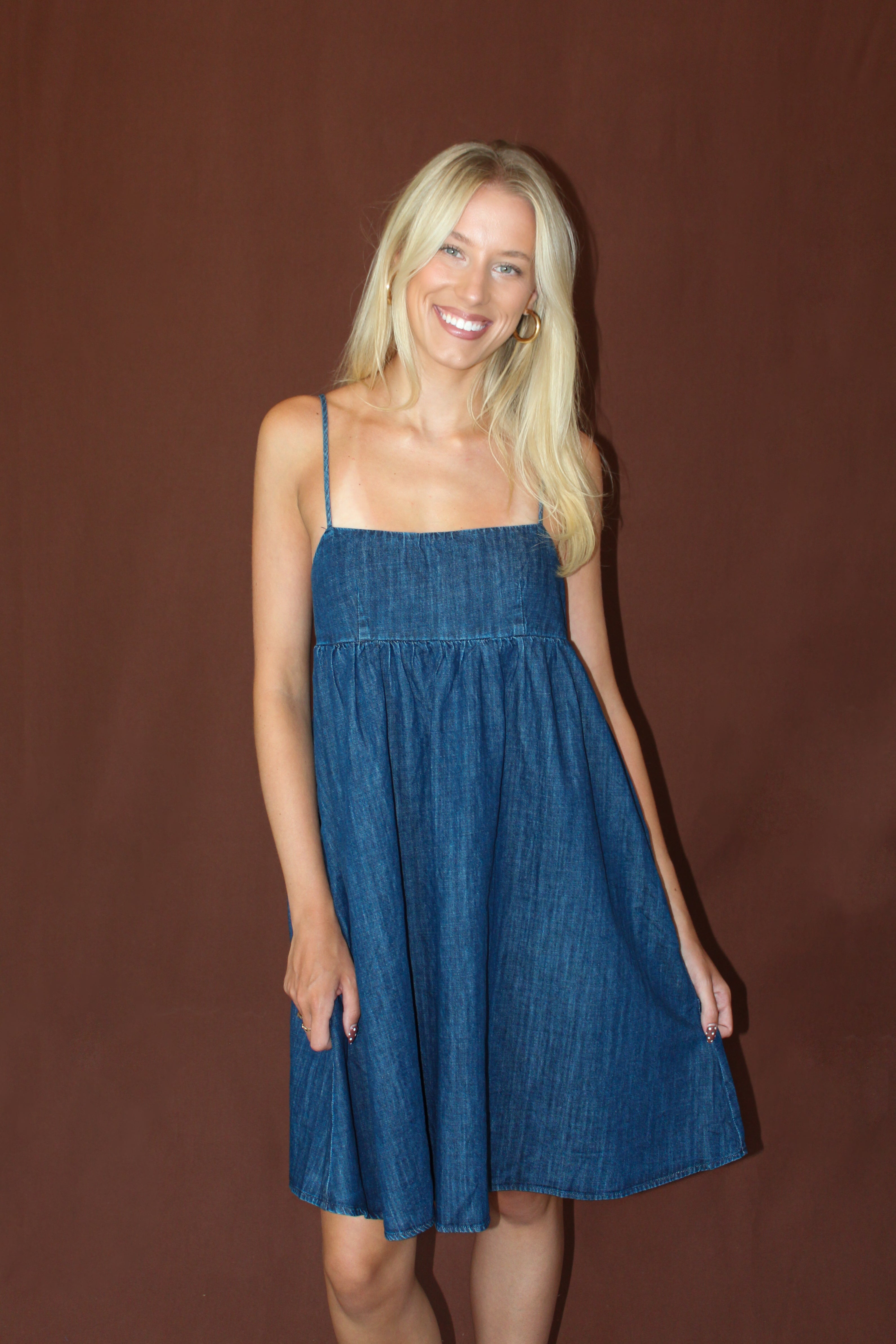 Aria Denim Mini Dress