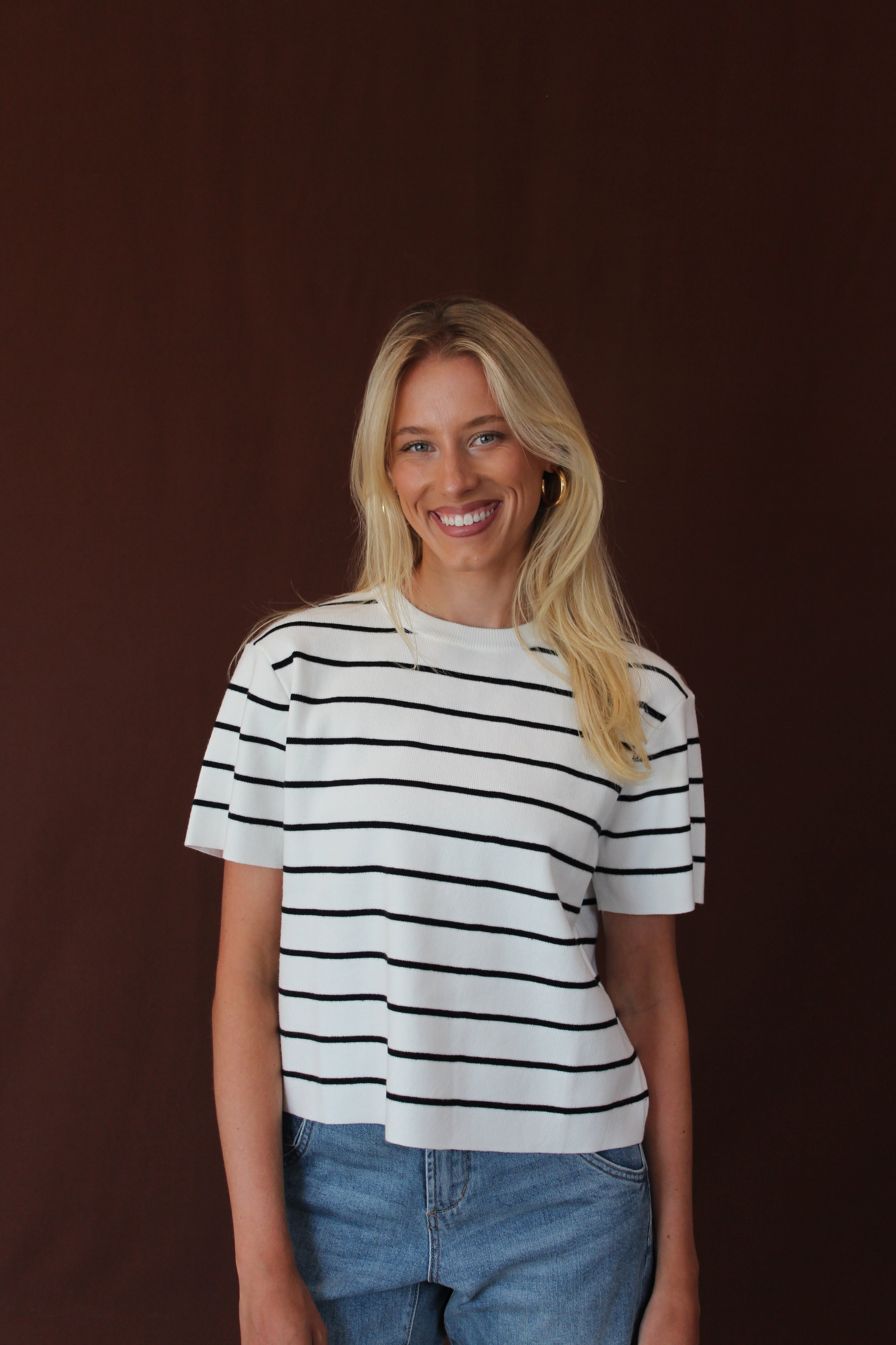 Sade Striped Tee