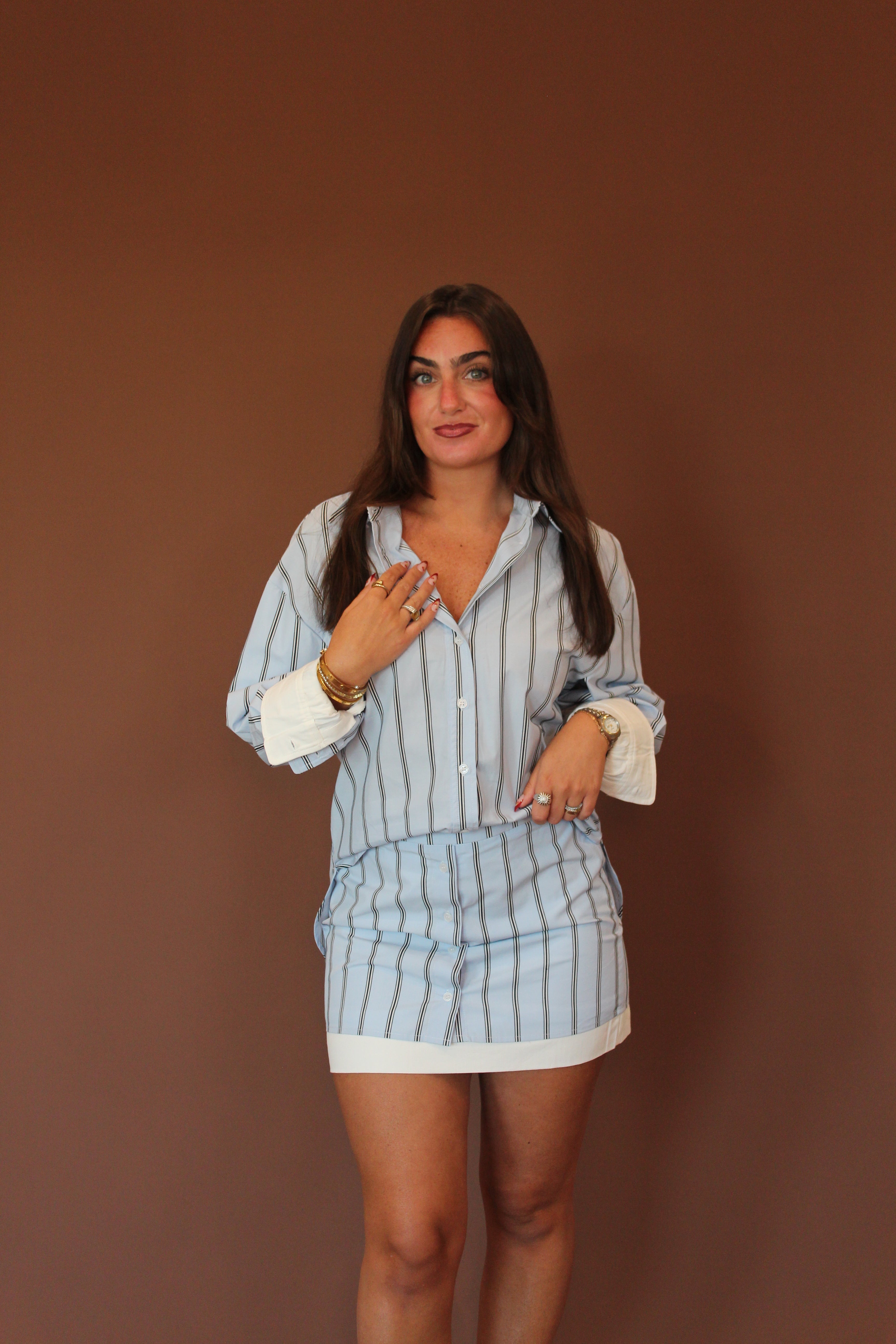 Leia Pinstripe Shirt