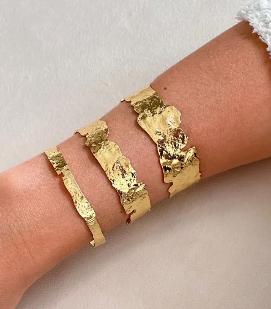Gold Plated Cuff Bracelet