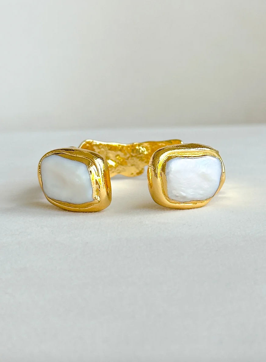 Freshwater Pearl Cuff Bracelet