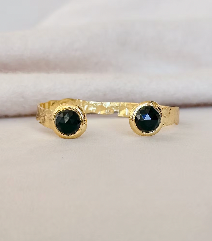 Small Stone Cuff Bracelet