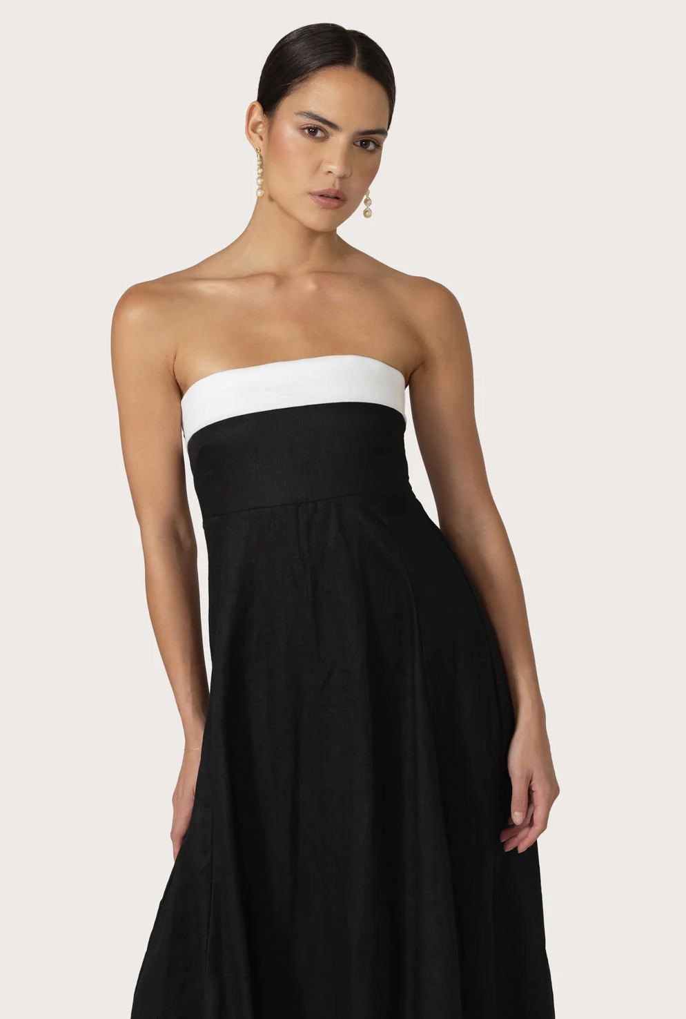 Alora Maxi Linen Dress
